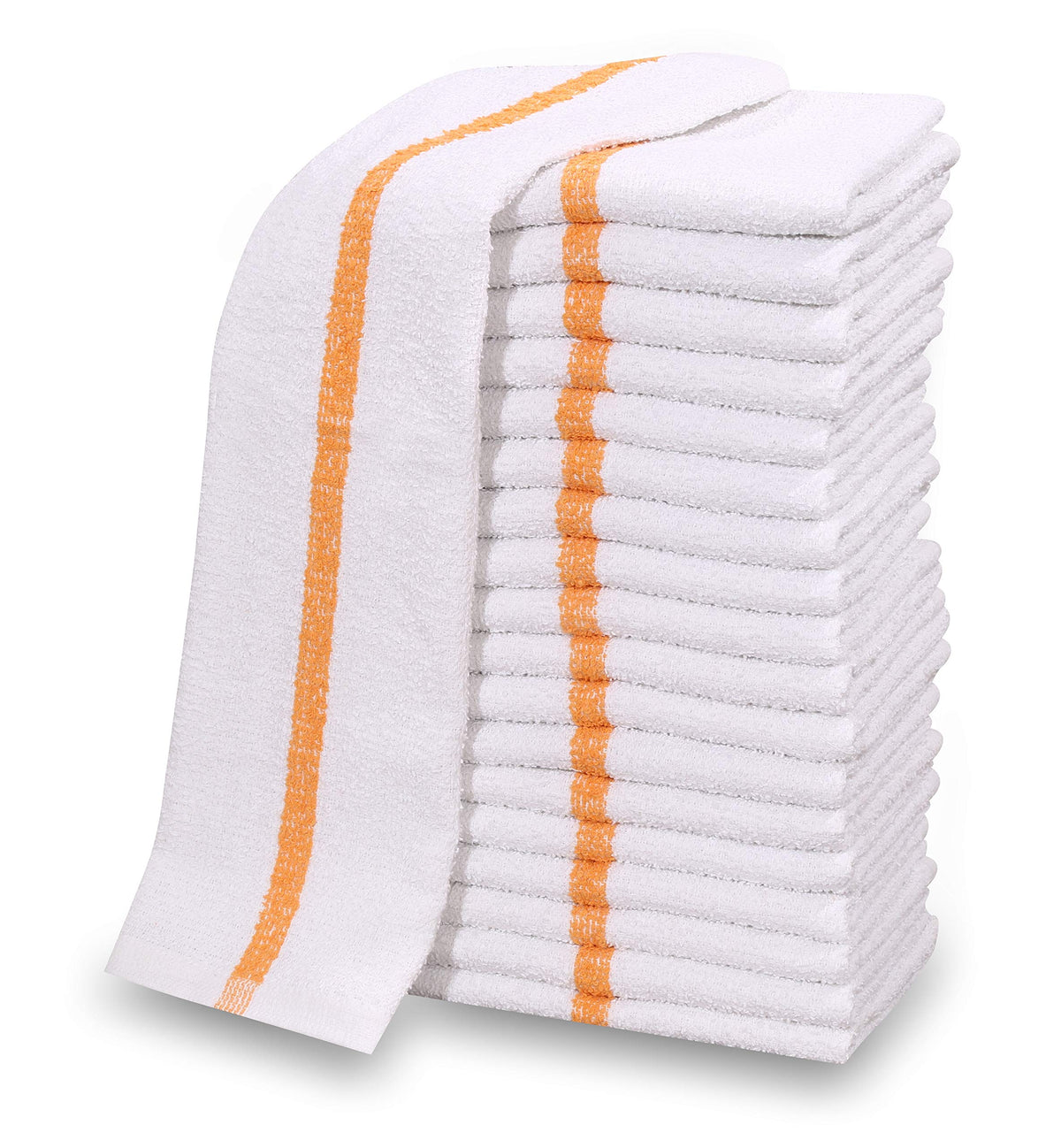 60 PC New Cotton Blend White Restaurant Bar Mops Kitchen Towels (60 Count)