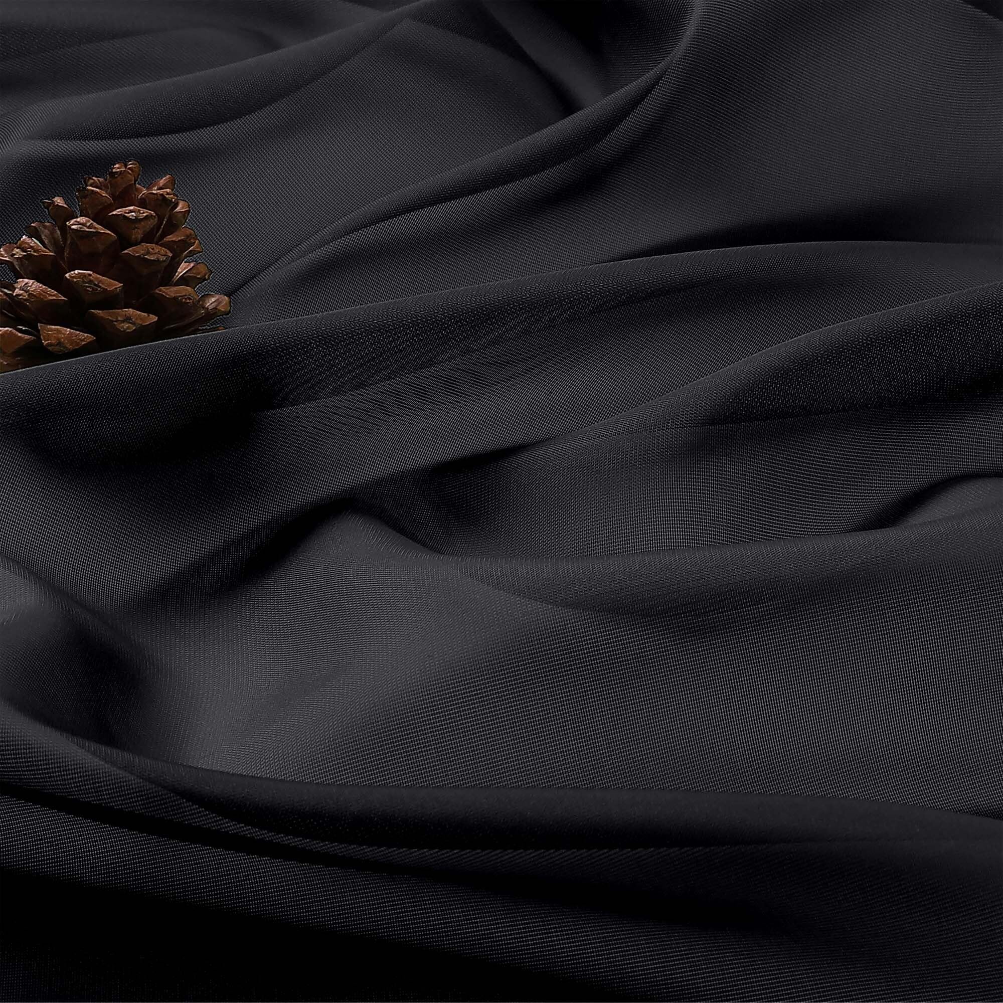 Black Sheer Valances for Windows (2 Count)