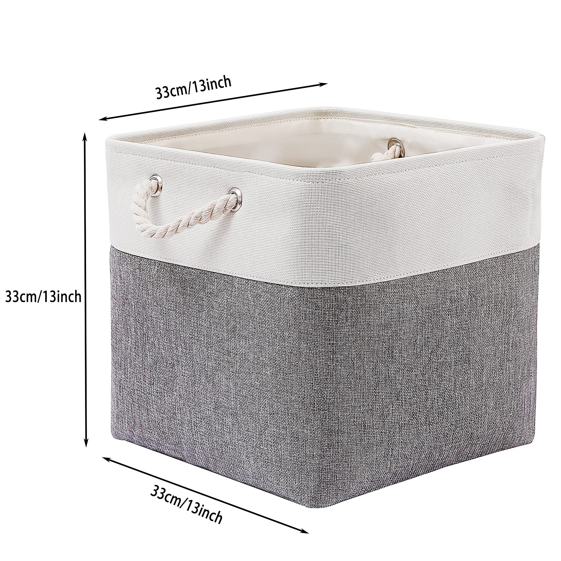 13 x 13 Inch Cube Storage Bins (4 Count)