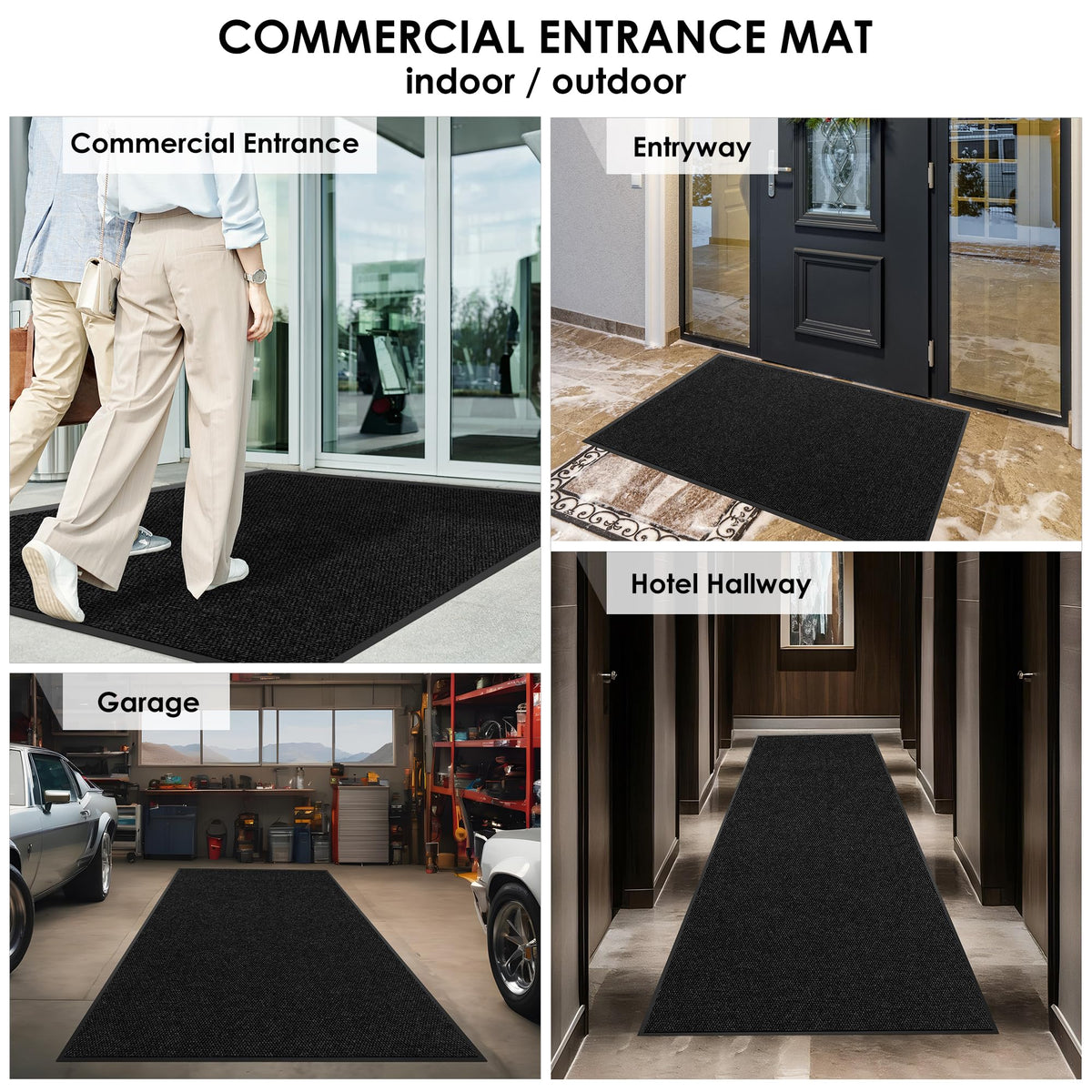 4ft x 17ft Commercial Front Door Mat