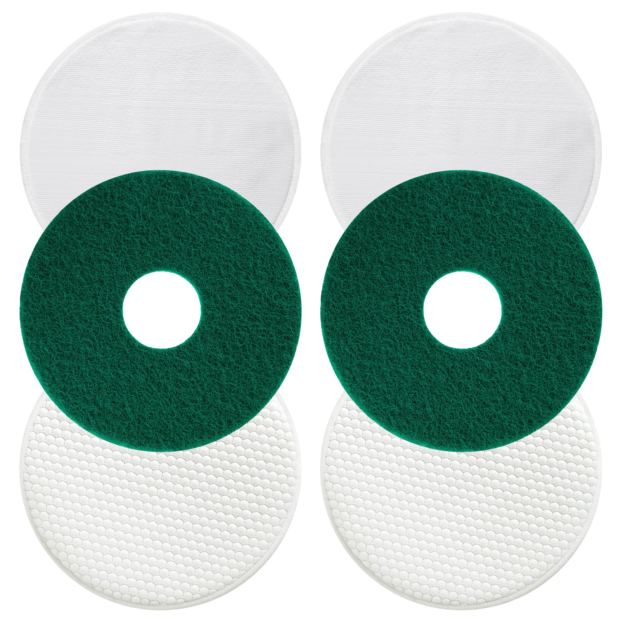 6 Pack 12" Floor Machine Pads Compatible with Oreck Commercial 437.056 (2 Count)