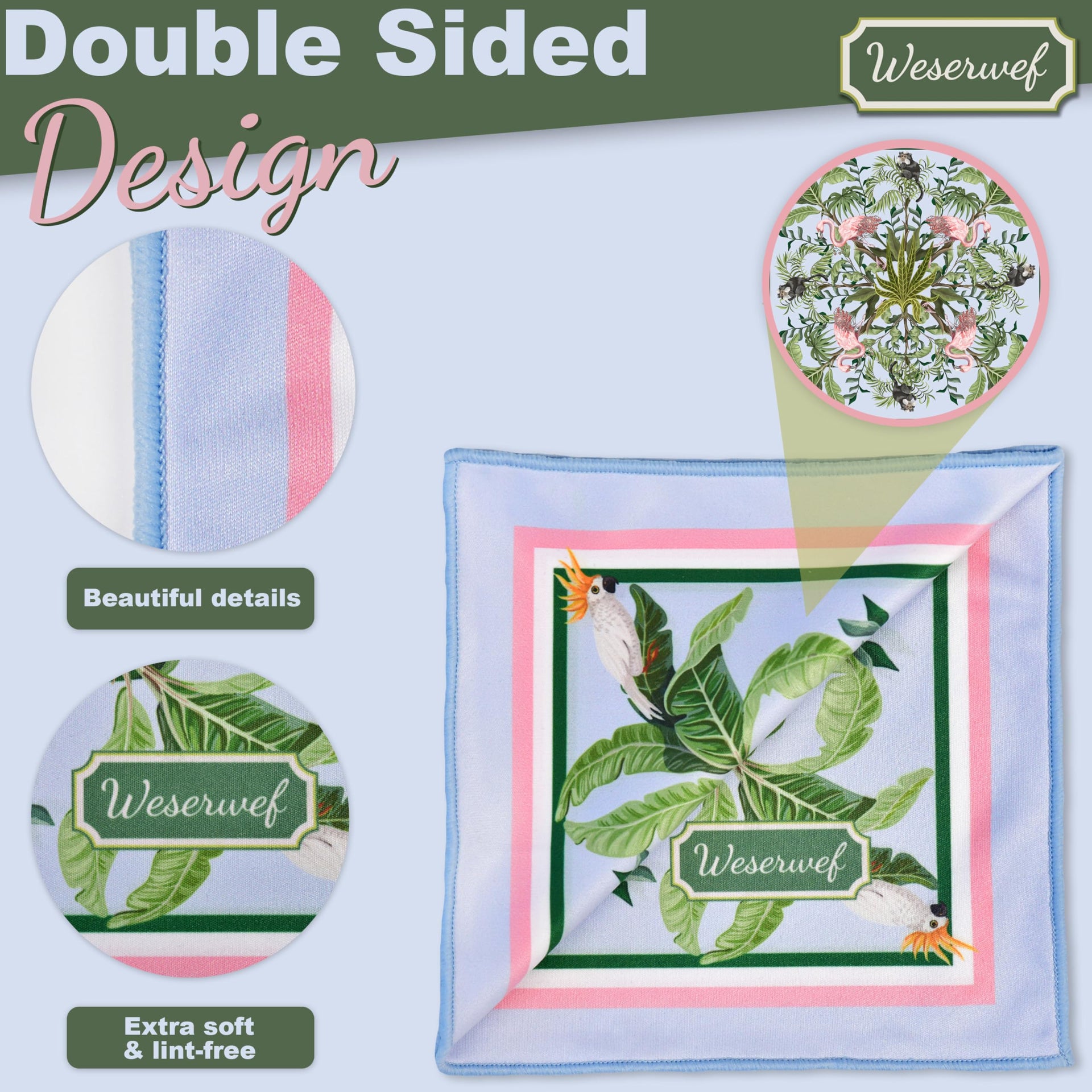 Design Microfiber Glasses Cleaning Cloth
