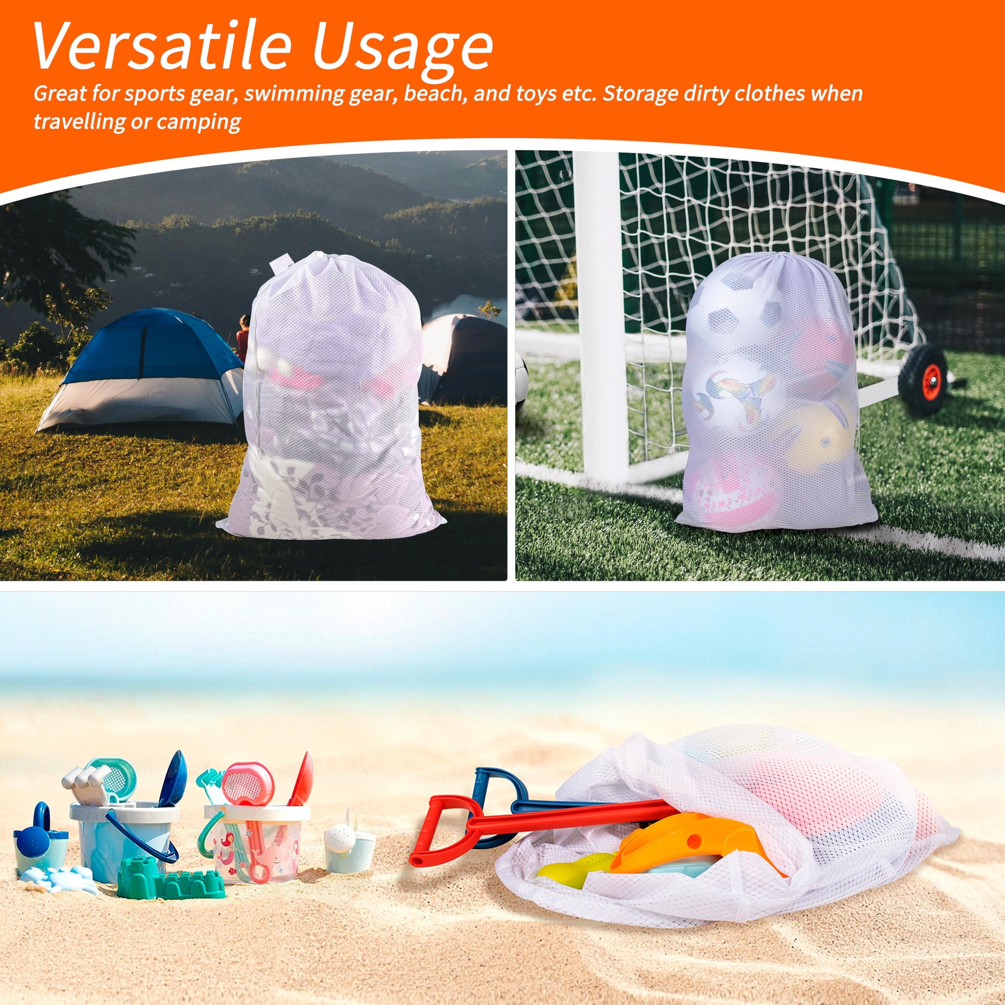 Heavy Duty Diamond Mesh Laundry Bag