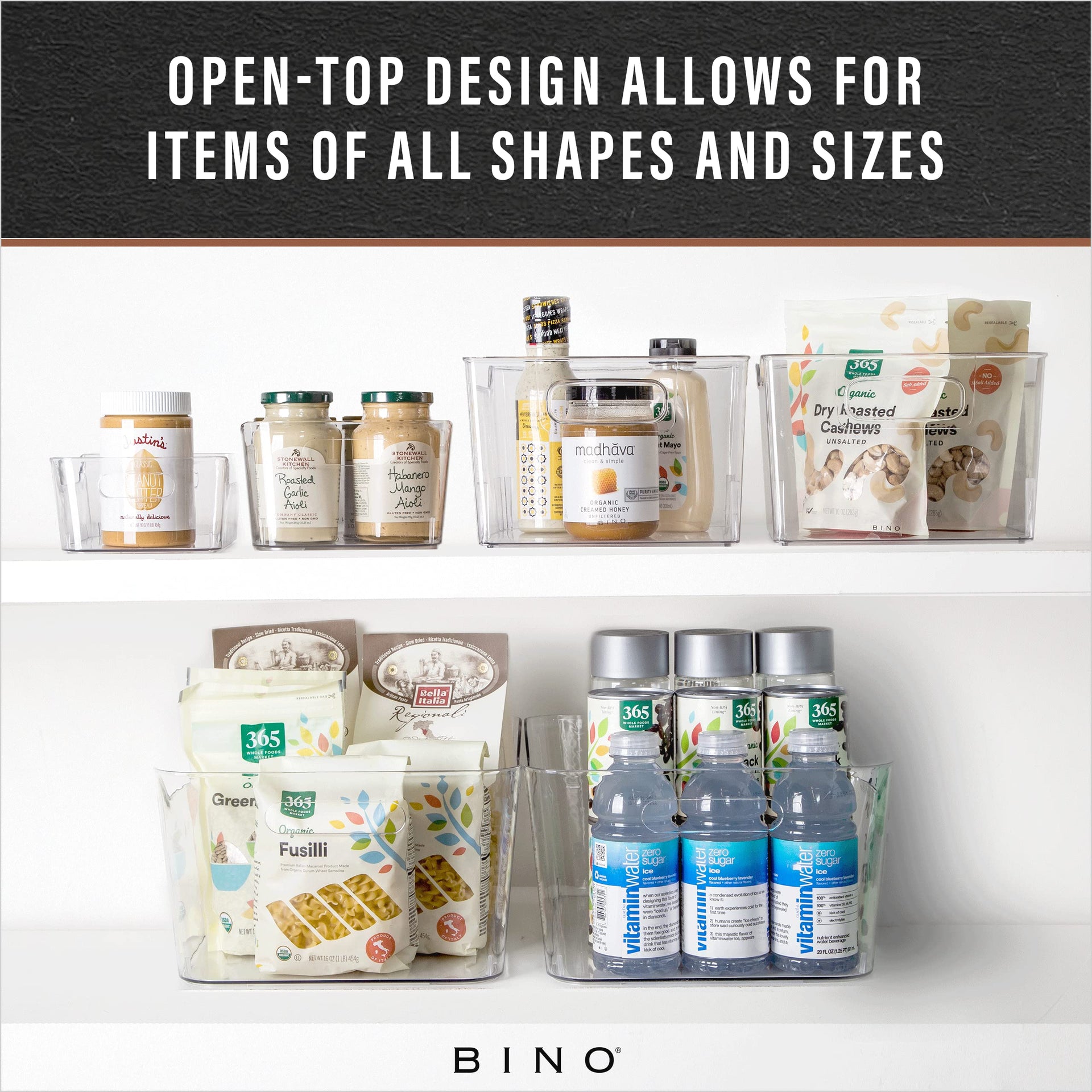 Plastic Storage Bins (2 Count)