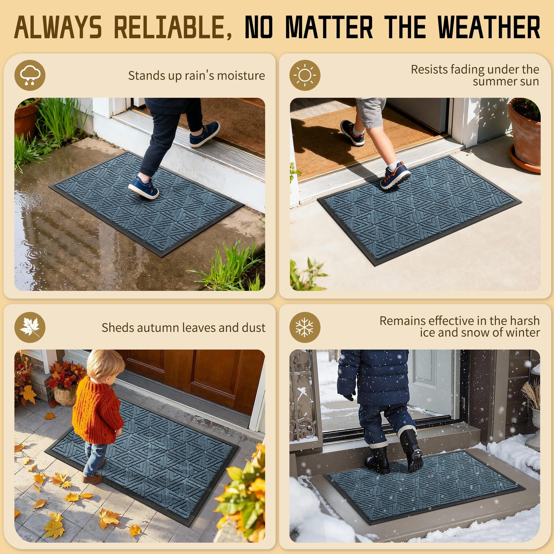 Outdoor Mats for Front Door 29.5x17