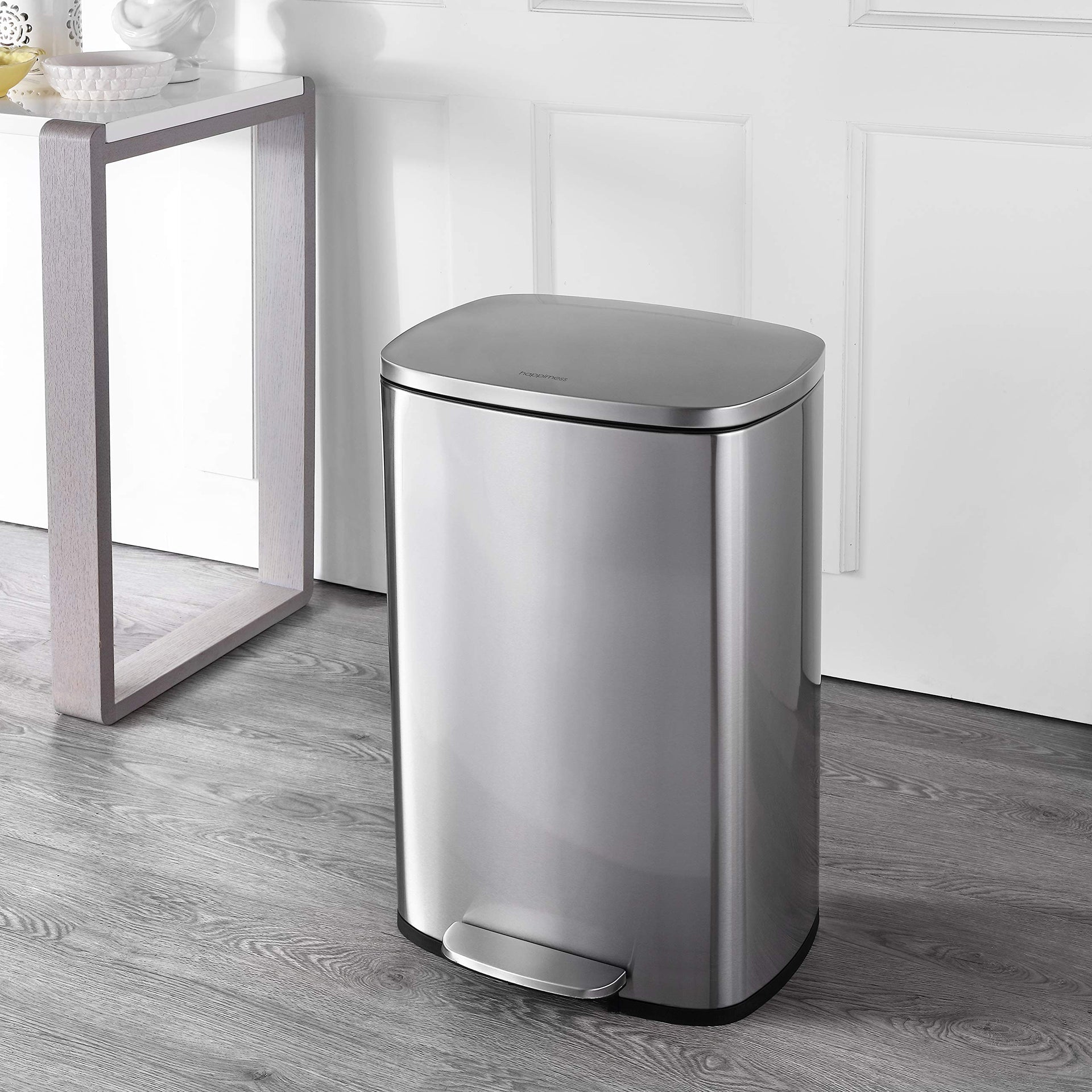 Connor 2 Piece Stainless Steel Trash Can