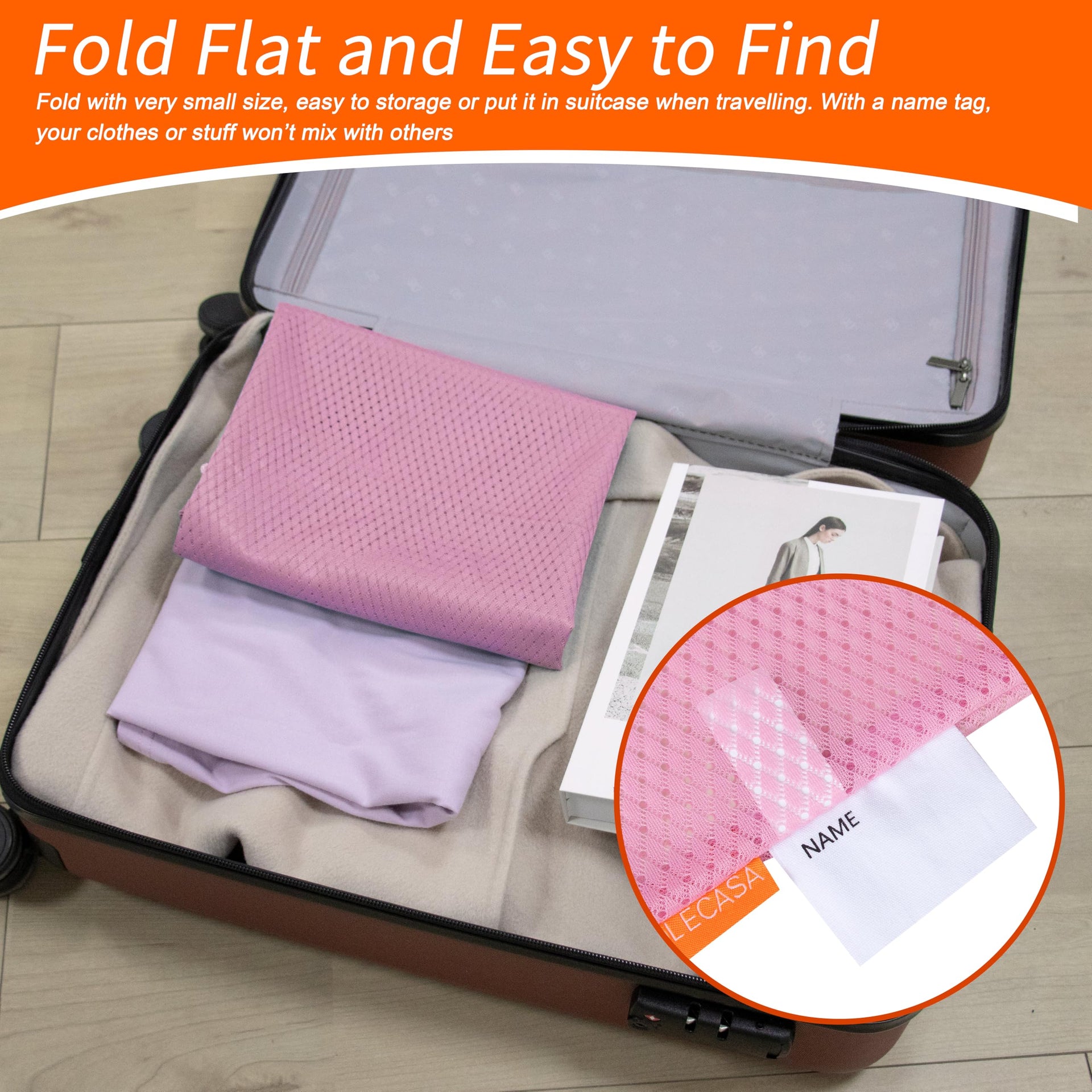 2 Pack Heavy Duty Diamond Mesh Laundry Bag (2 Count)