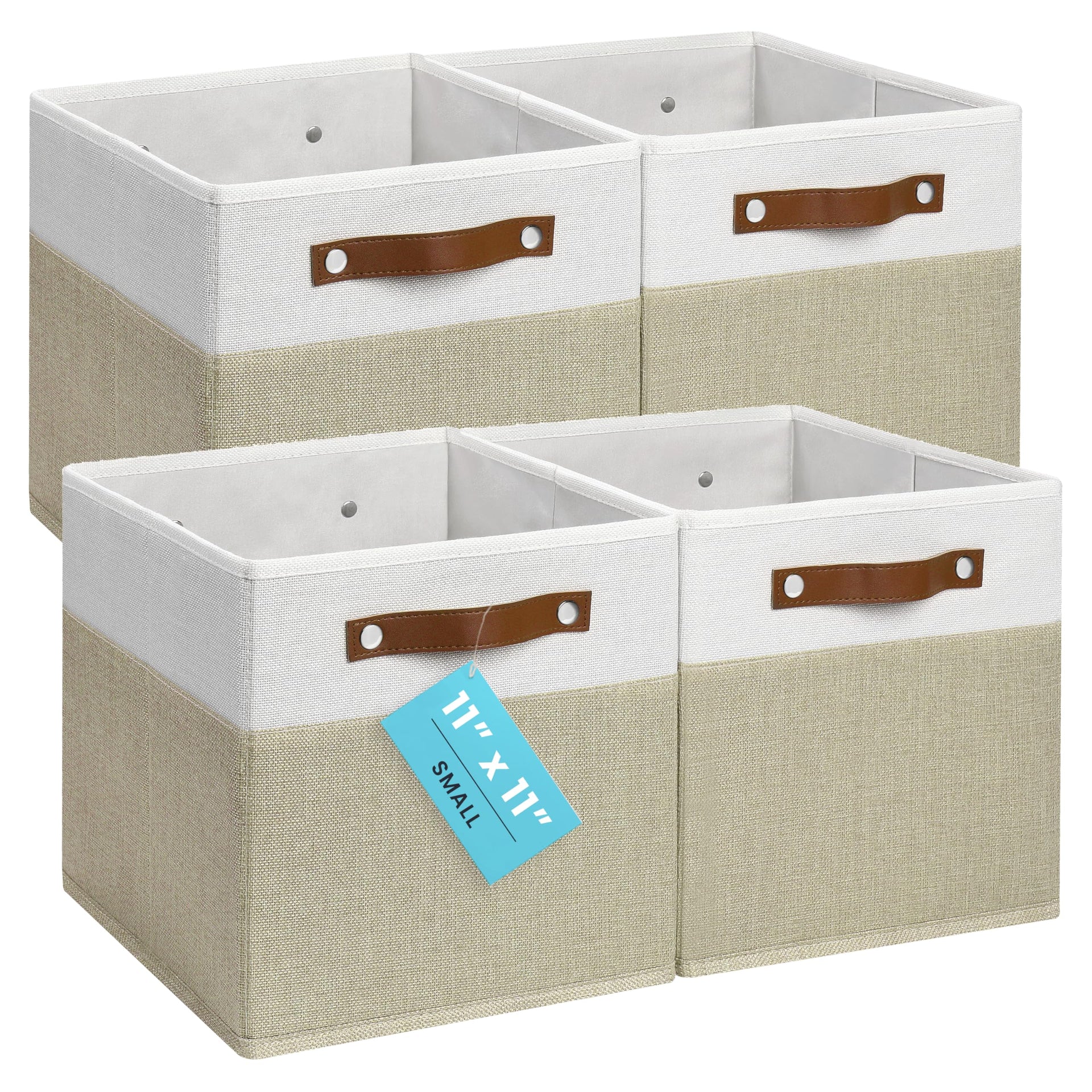 11x11 Cube Storage Bins (4 Count)