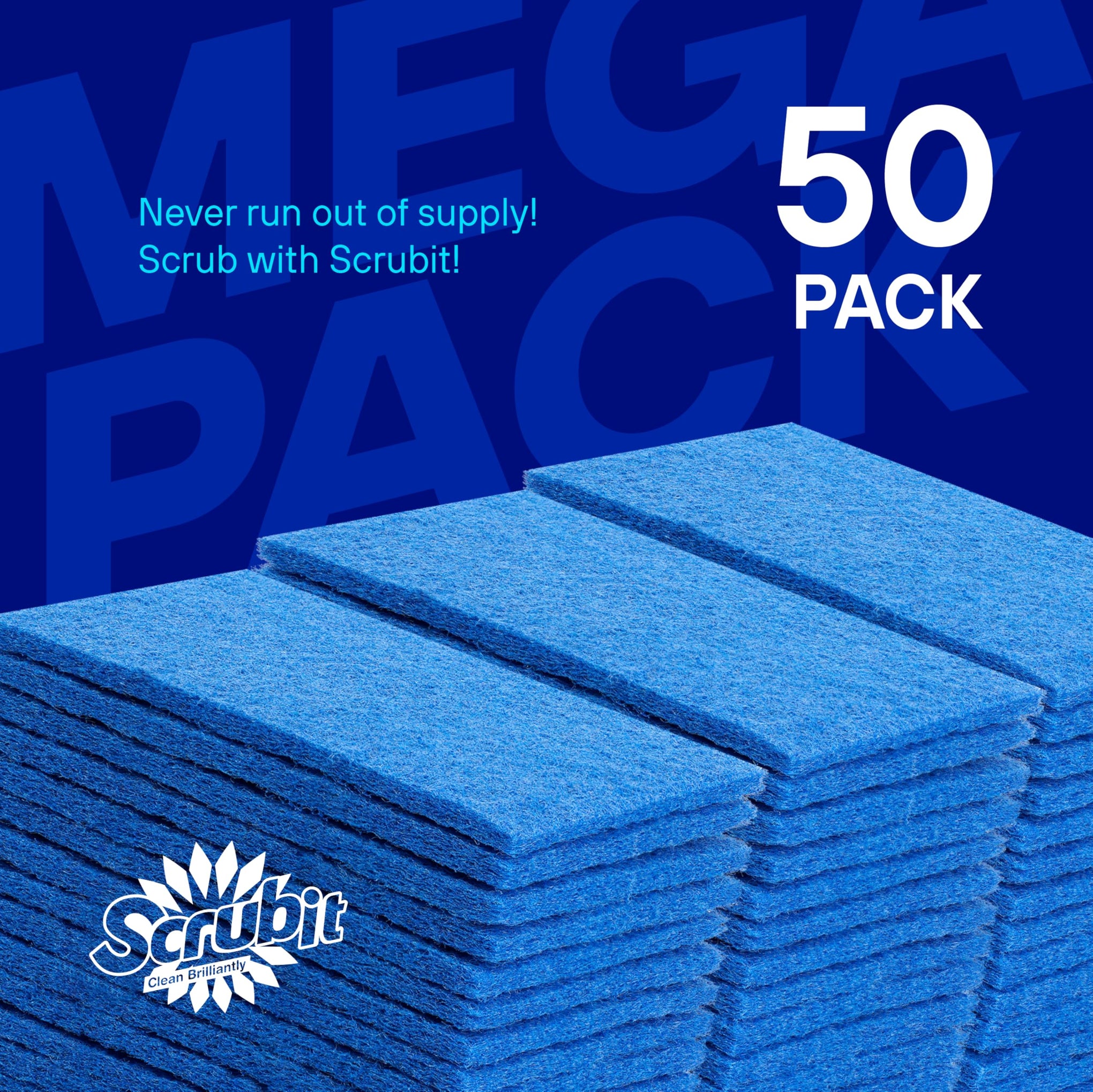 50 Pack Scouring Pad (50 Count)