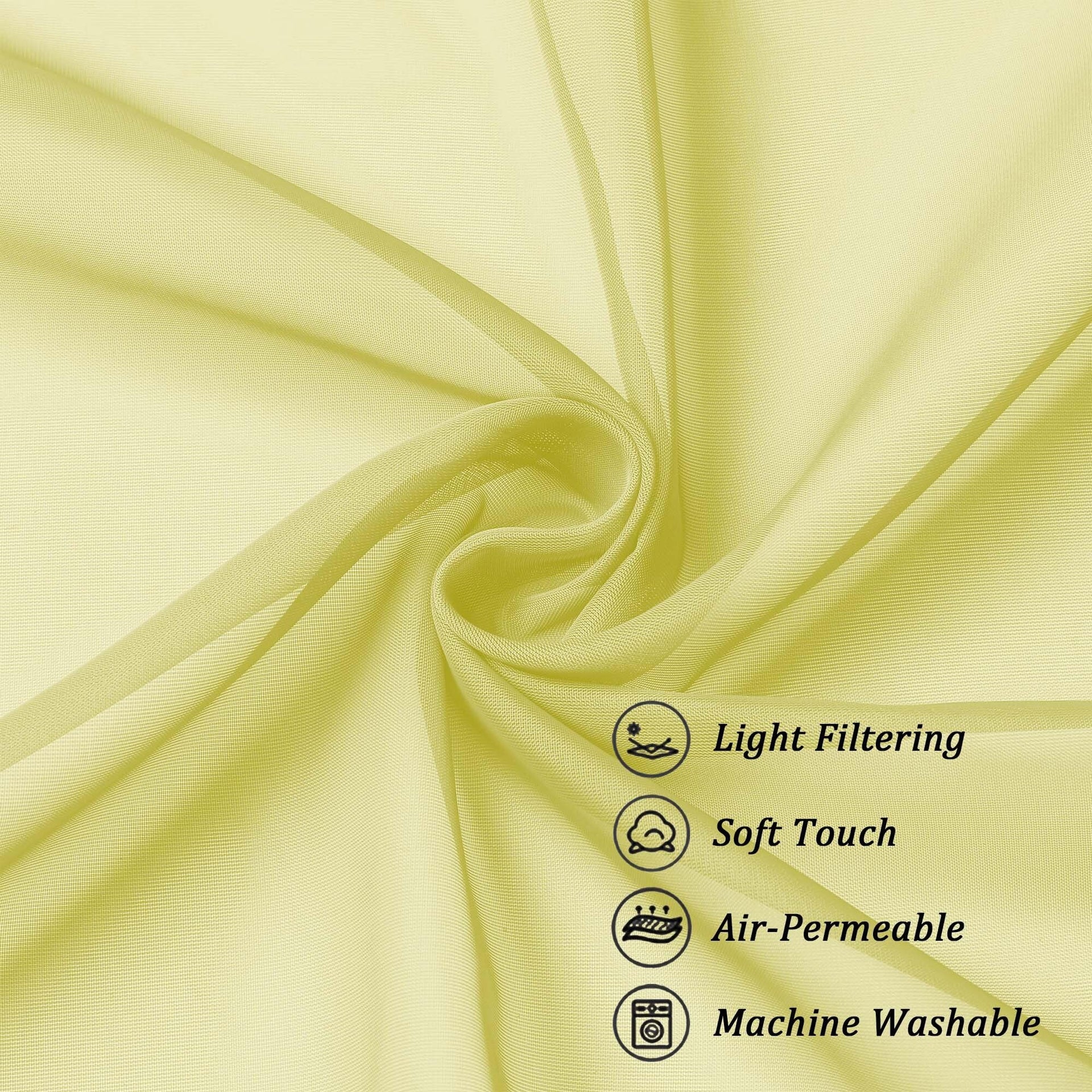 Sheer Valances for Windows (2 Count)