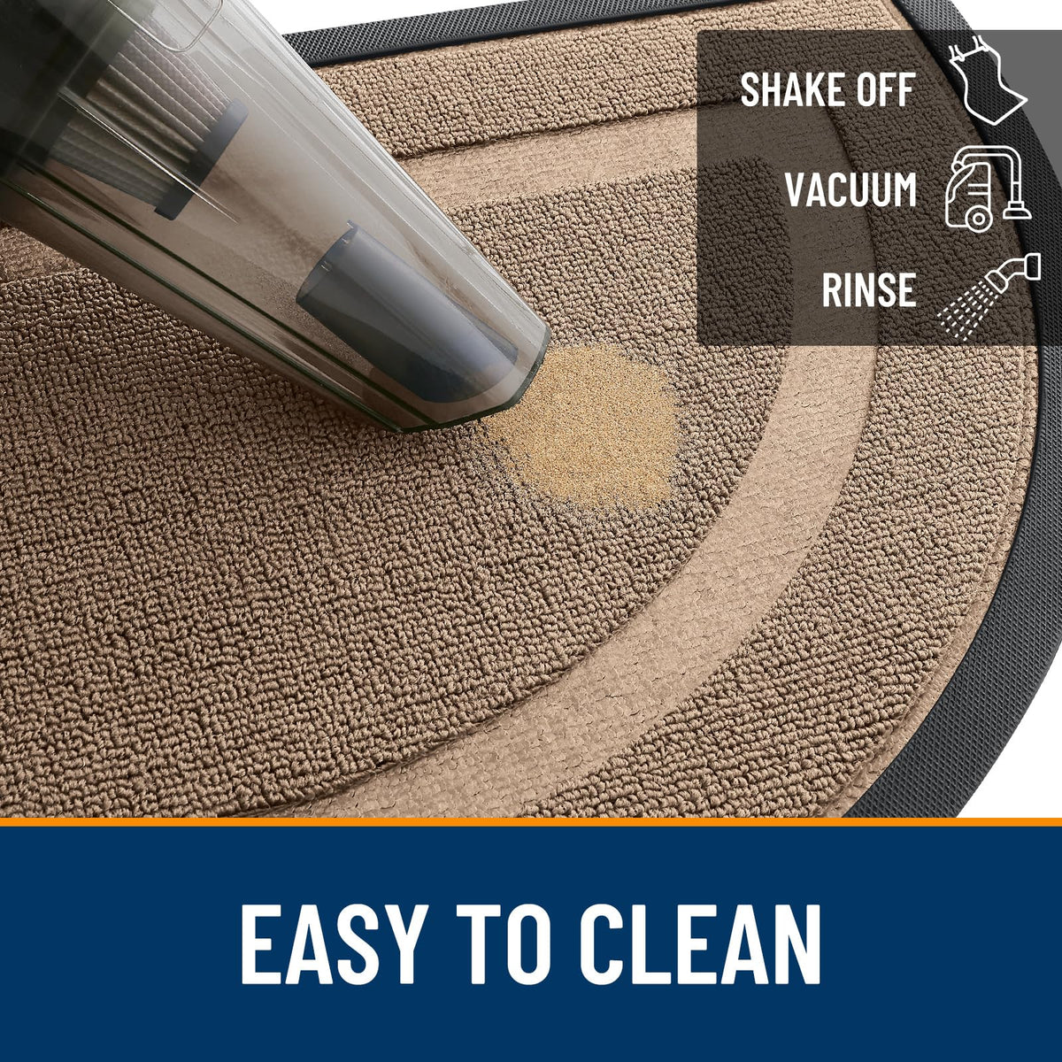 Half Circle Front Door Mat Outside 33x21 All