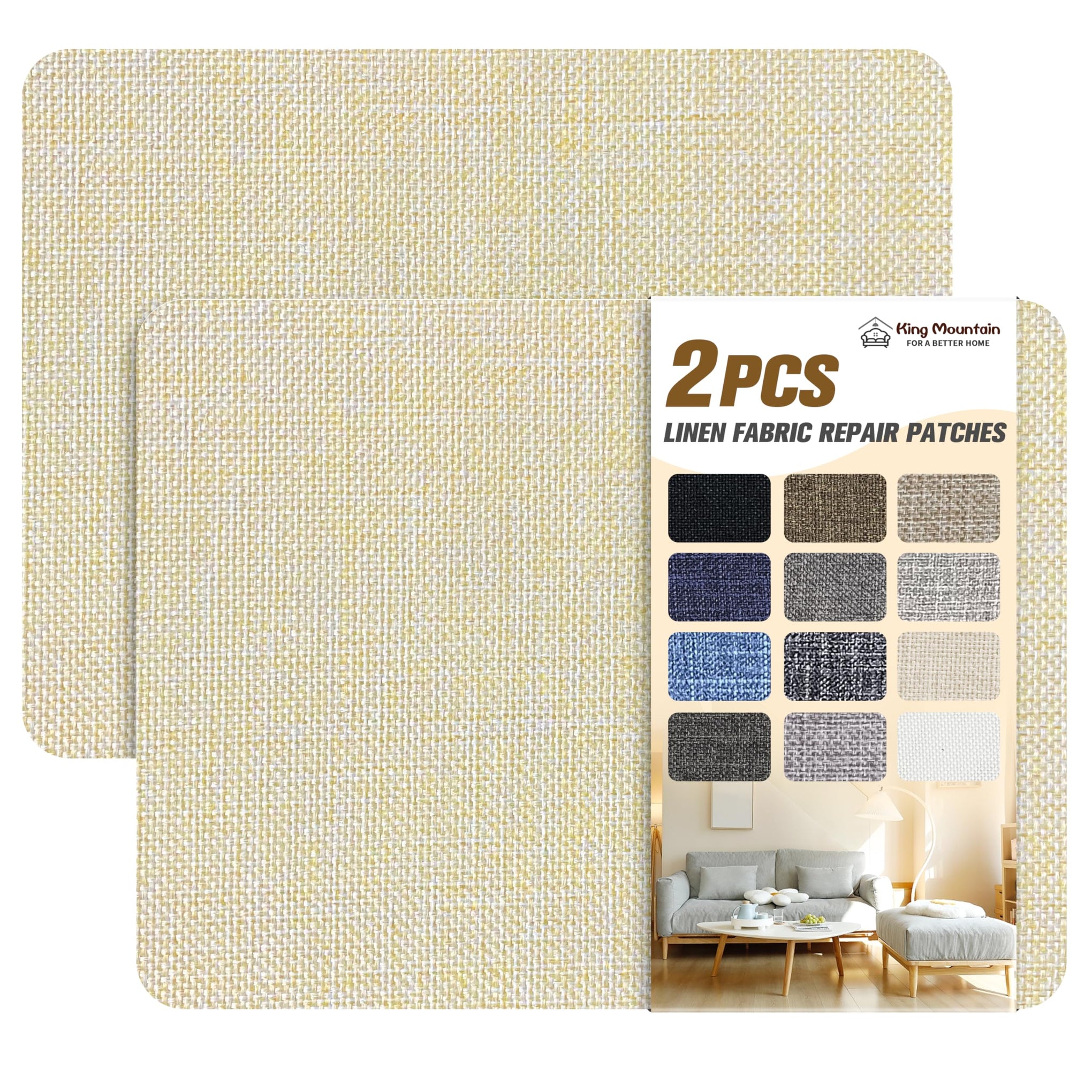 Coarse Linen Repair Patches