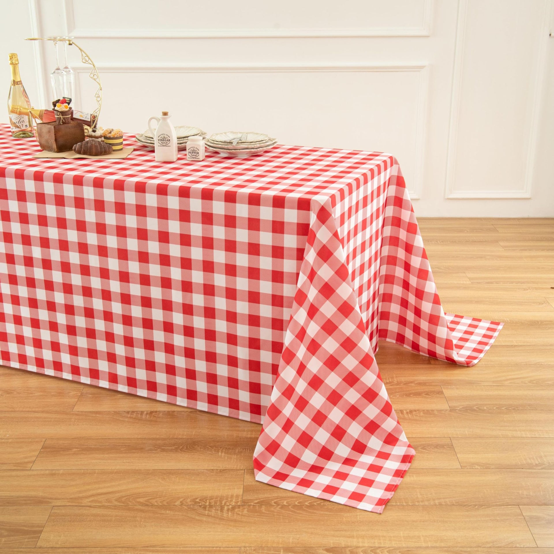 Classic Gingham Buffalo Tablecloth Fabric