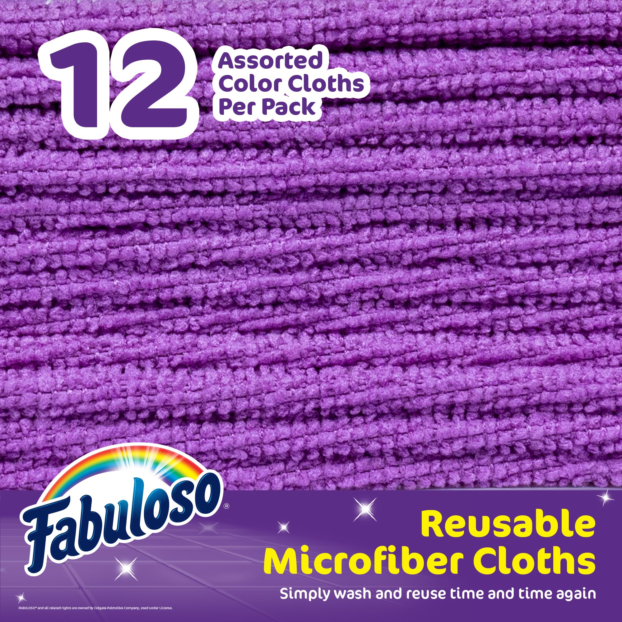 Microfiber Cleaning Cloths (12 Count)