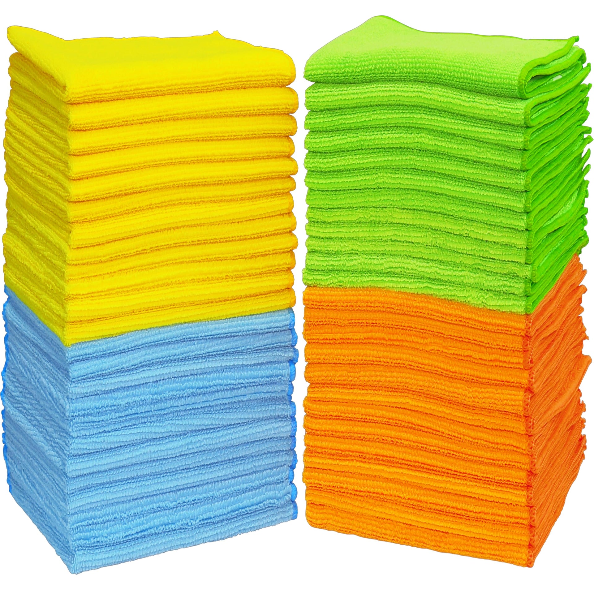 12" x 16" Microfiber Cleaning Cloth 50 Pack (50 Count) - ModHome Supplies