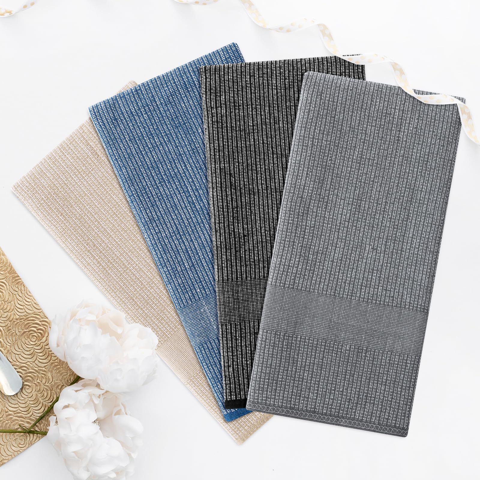 380 GSM Cotton Premium Kitchen Towels 12 Pack (12 Count)