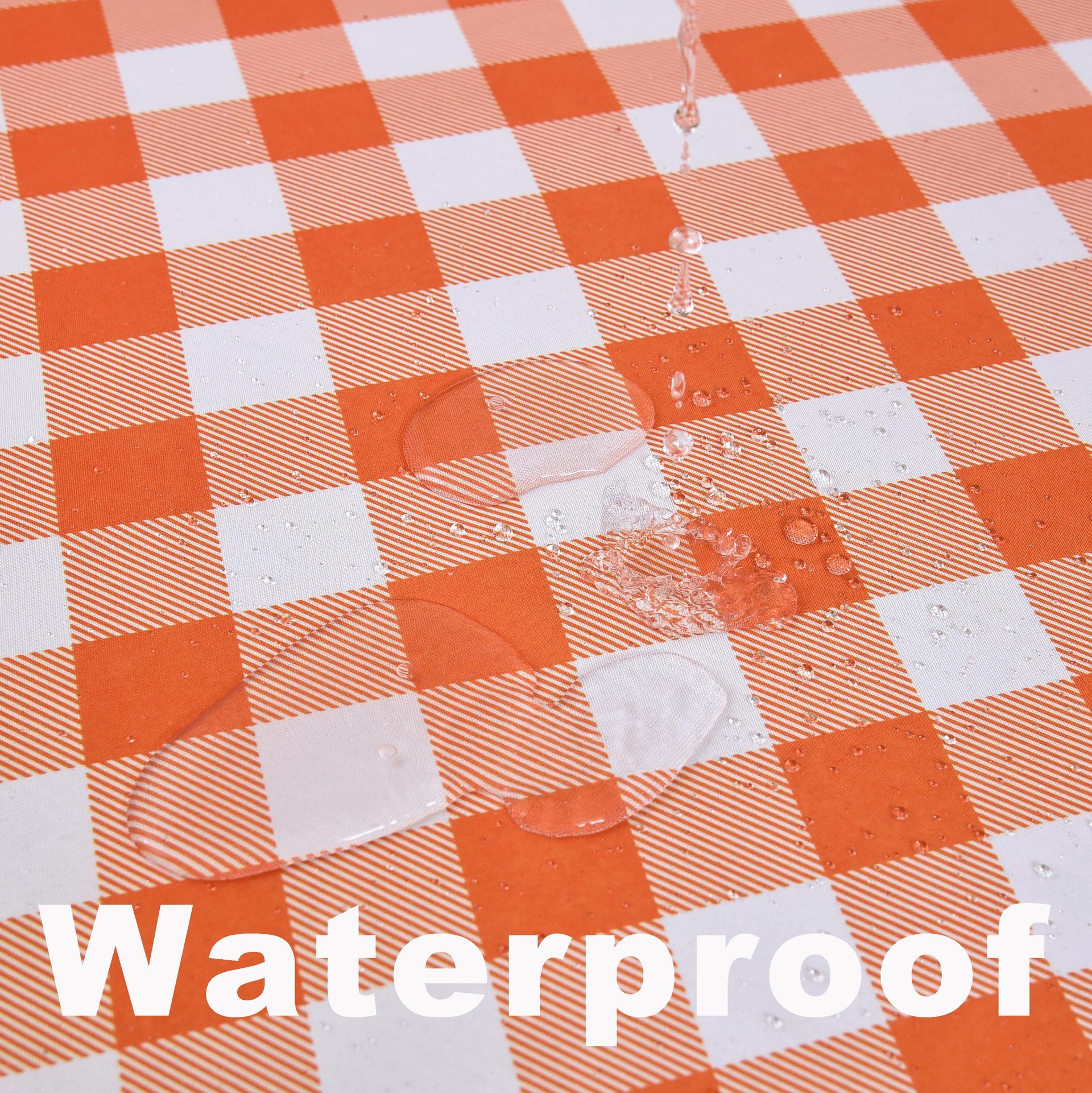Waterproof Plaid Tablecloth Fabric