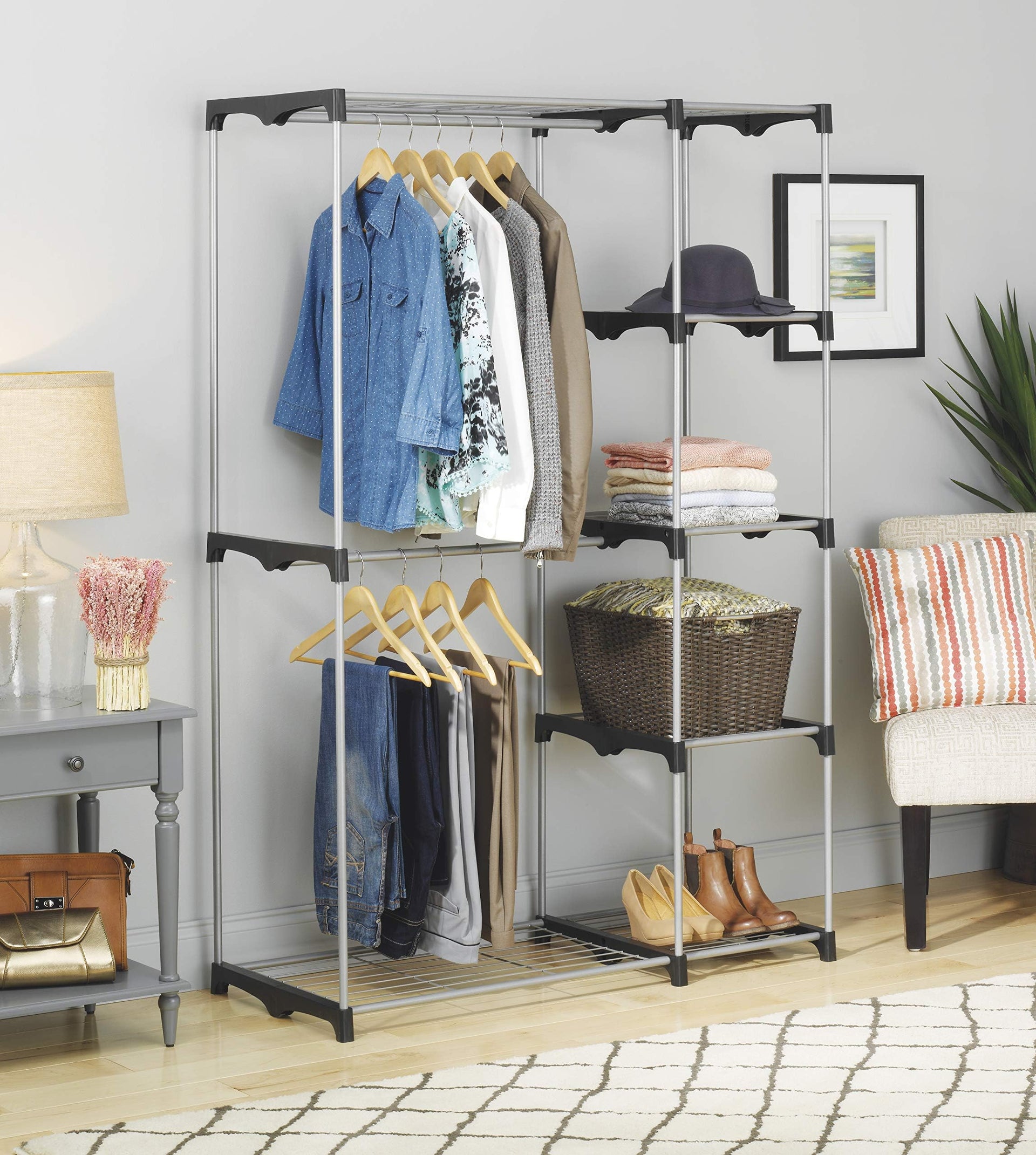 Metal Hanging Closet Organizer