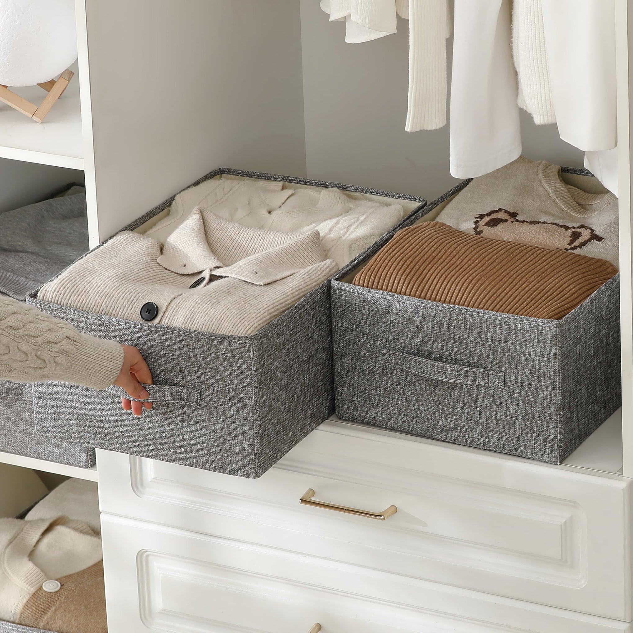 Linen Folding Storage Bins
