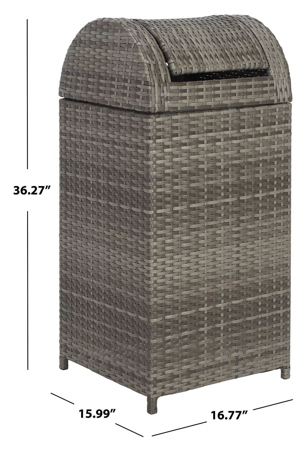 Outdoor Serapis Trash Bin