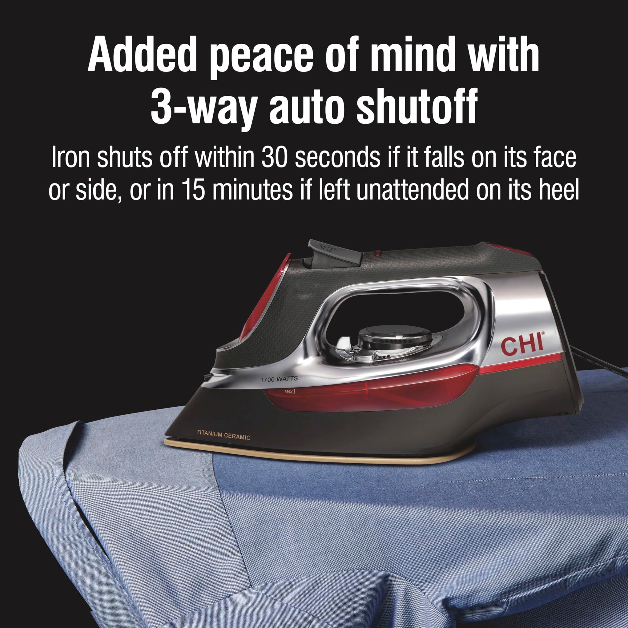 Steam Iron for Clothes with Vertical Steam Burst
