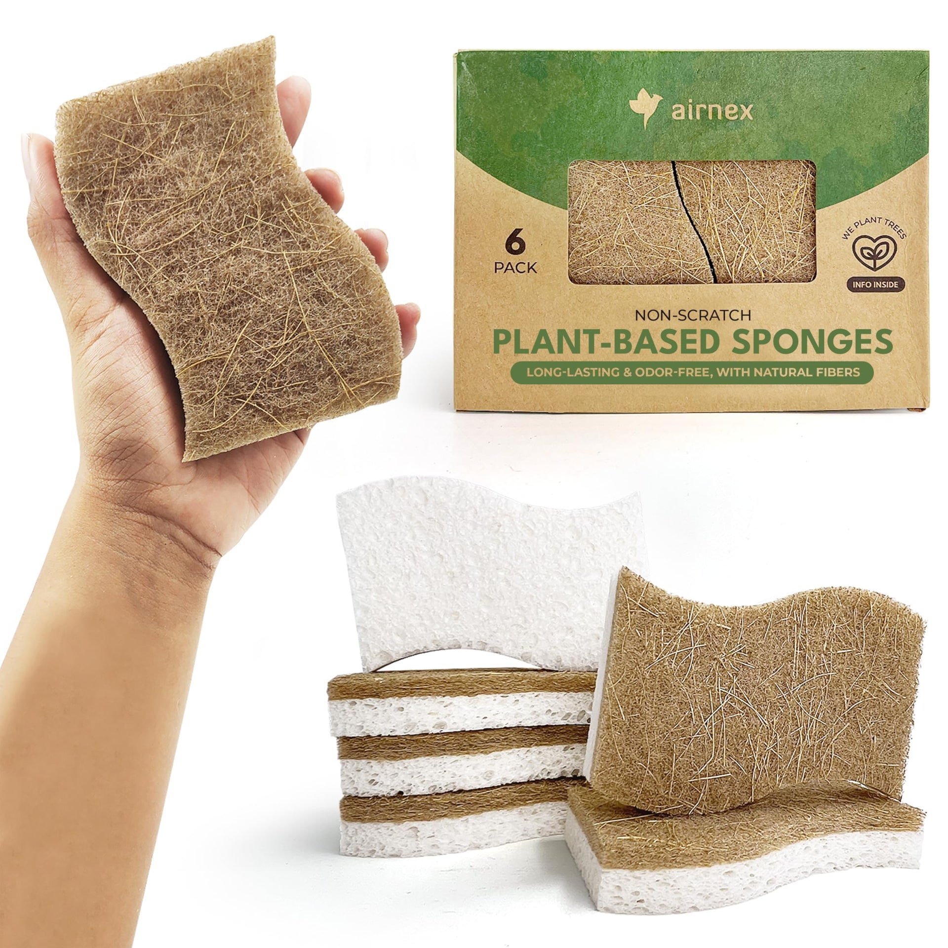 Natural Kitchen Sponges