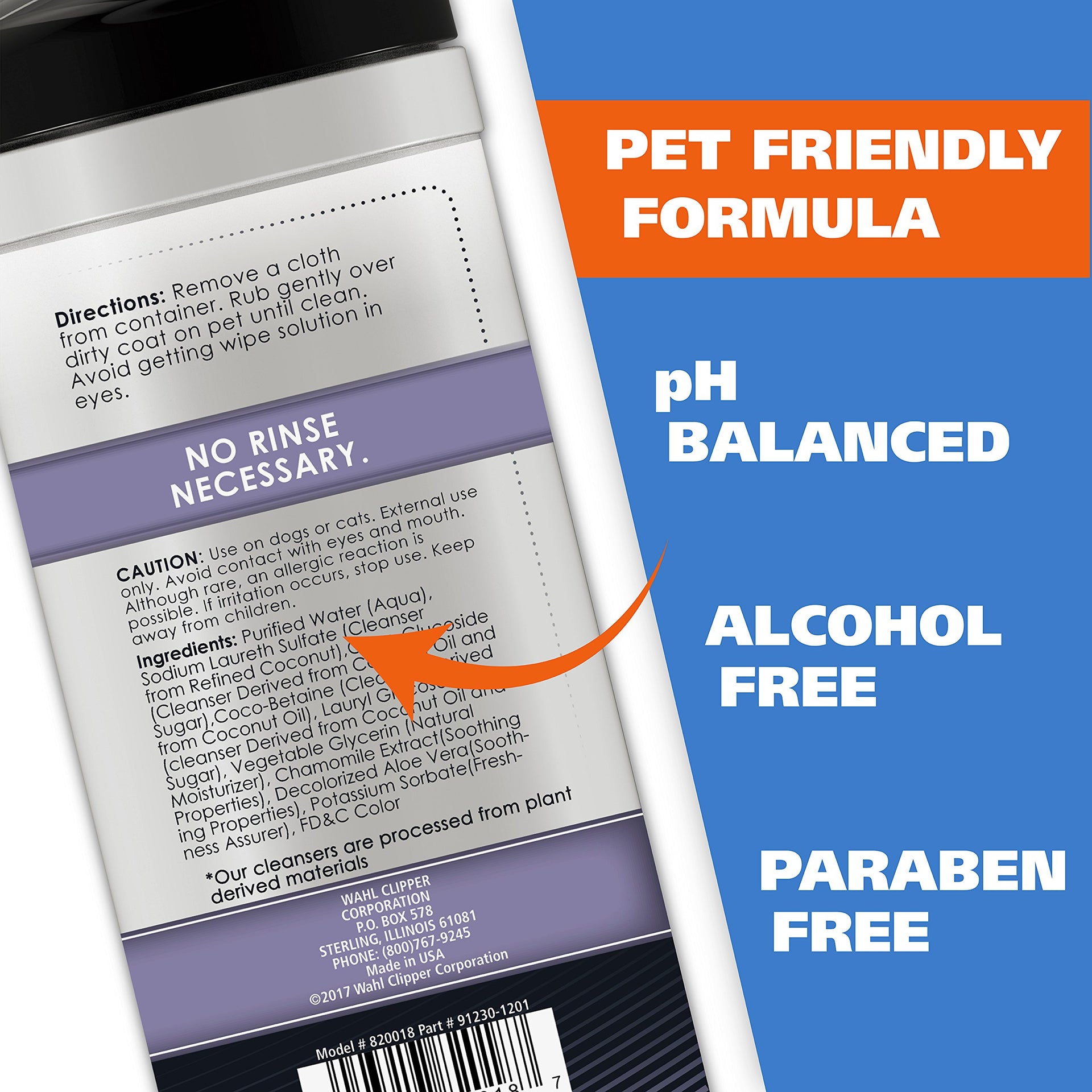 USA Pet Refresh Cleaning Wipes for Dogs (50 Count)