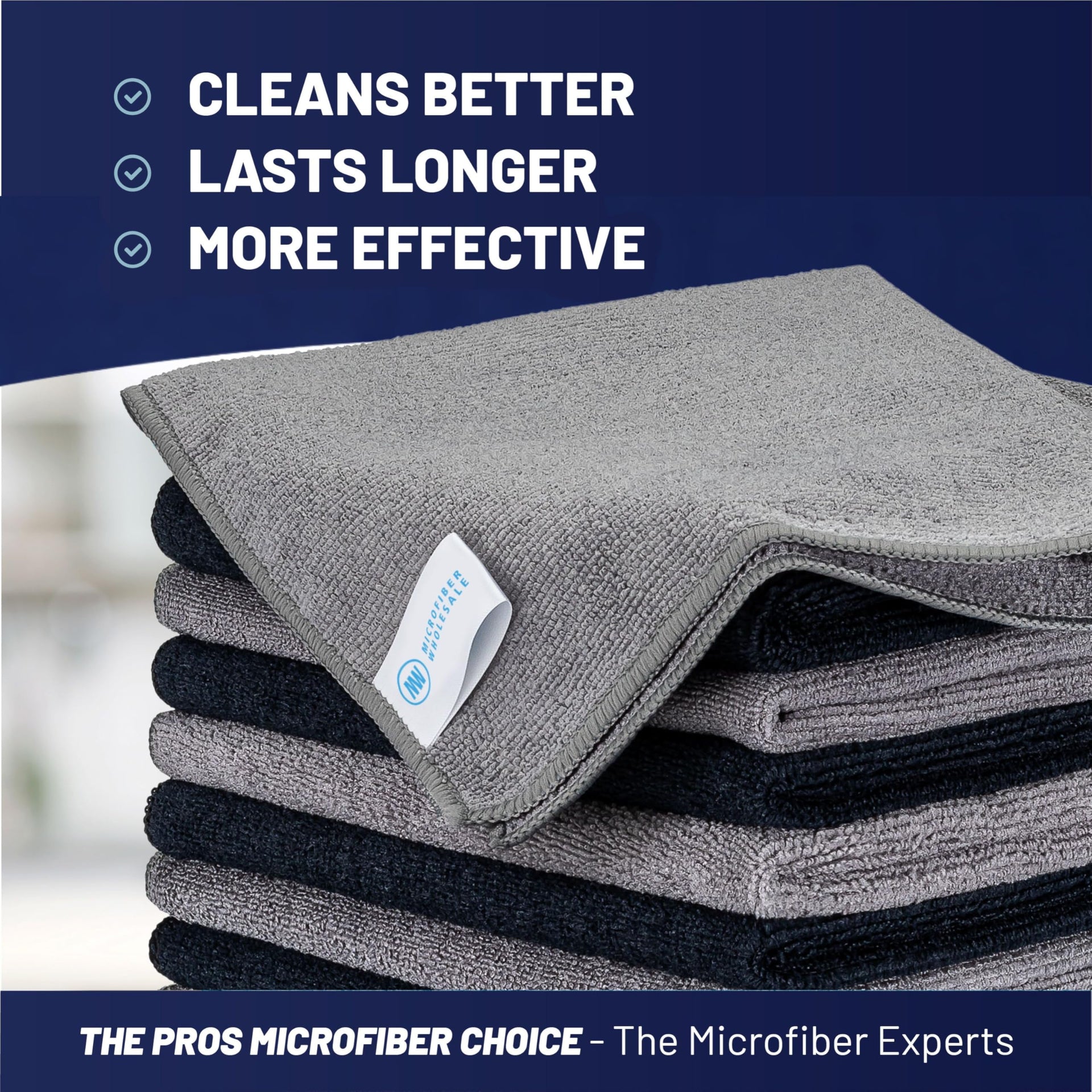 MW Pro Microfiber Cleaning Cloth (12 Count)