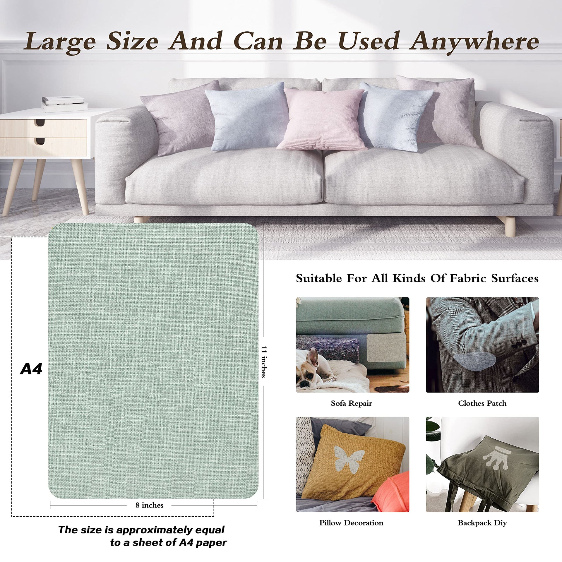 Coarse Linen Repair Patches