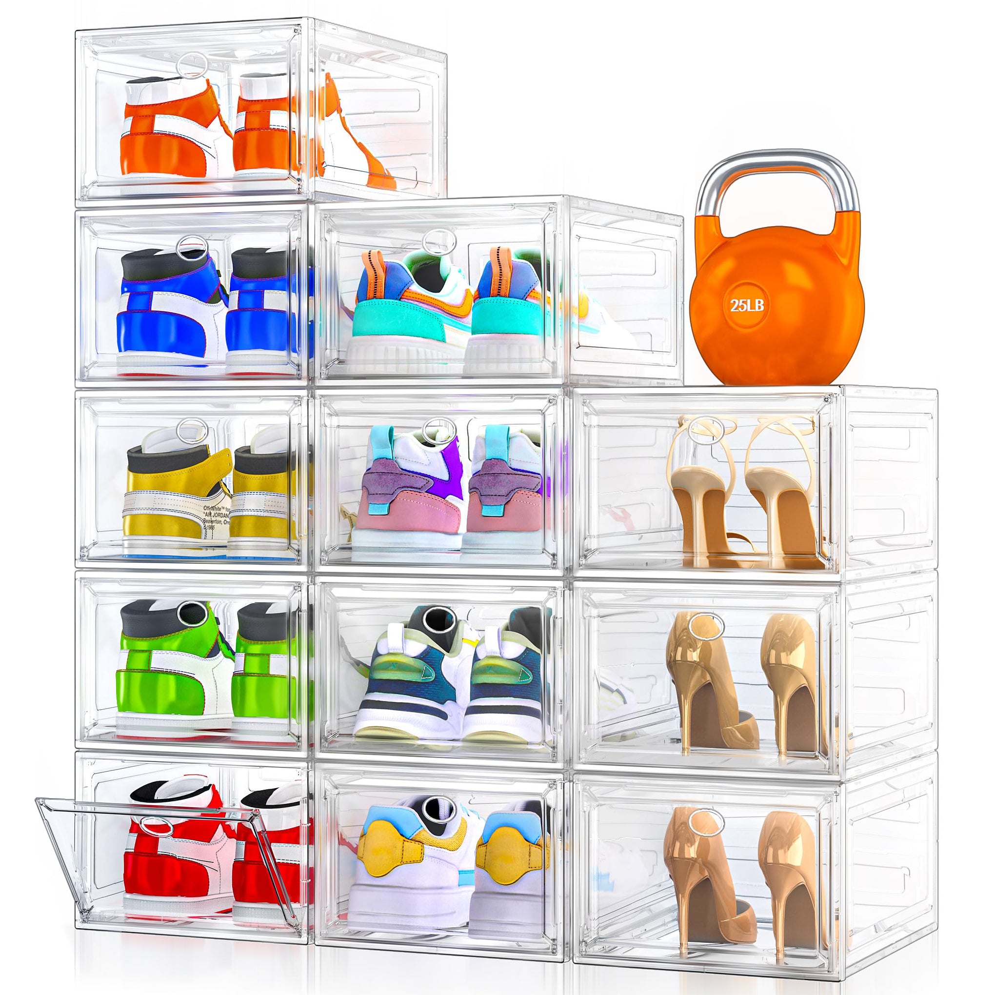 12 Pack Shoe Organizer (12 Count)
