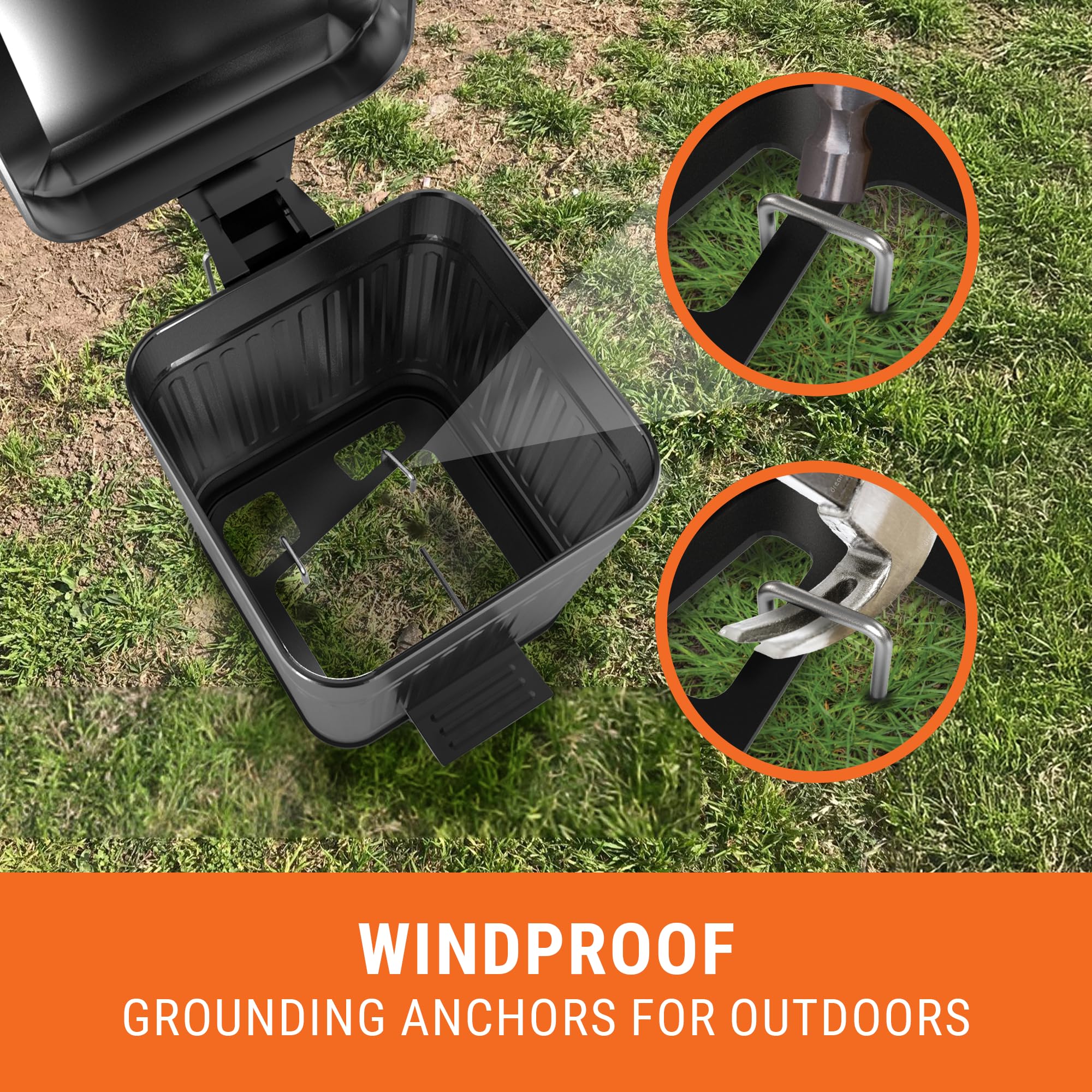 Dog Poop Trash Can Outside (30 Count)