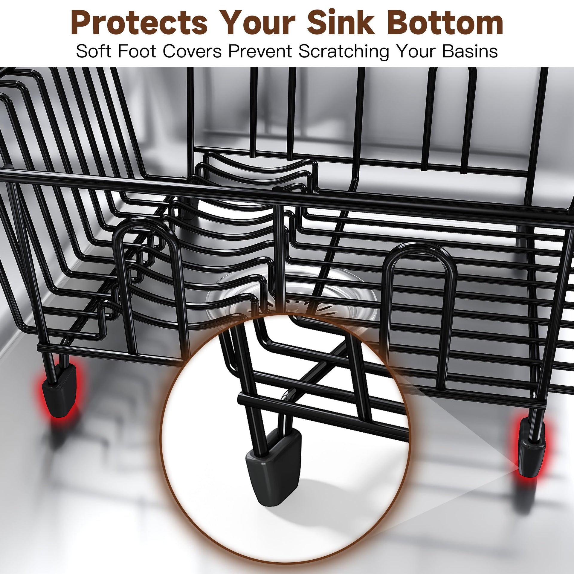 in Sink Dish Drying Rack