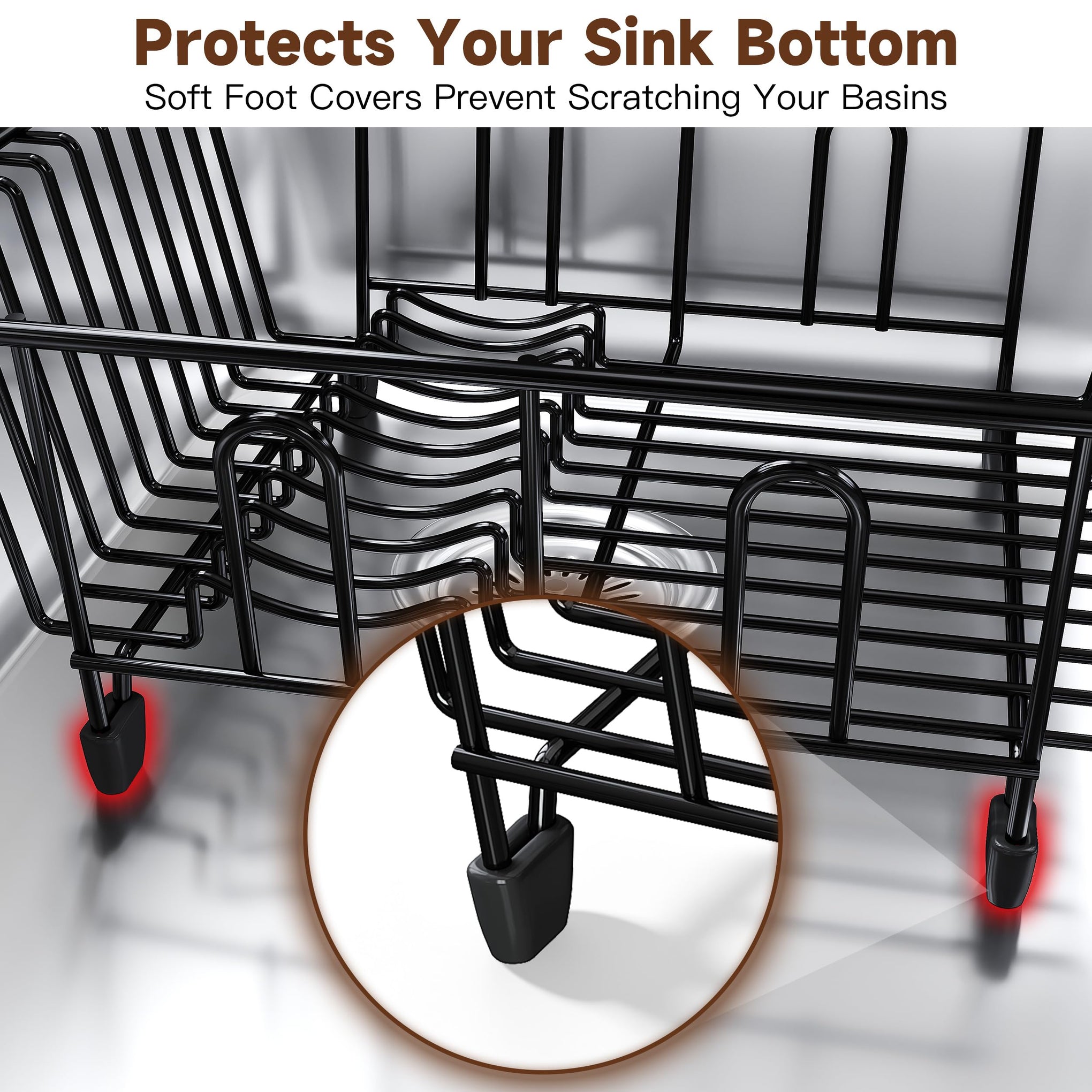 in Sink Dish Drying Rack