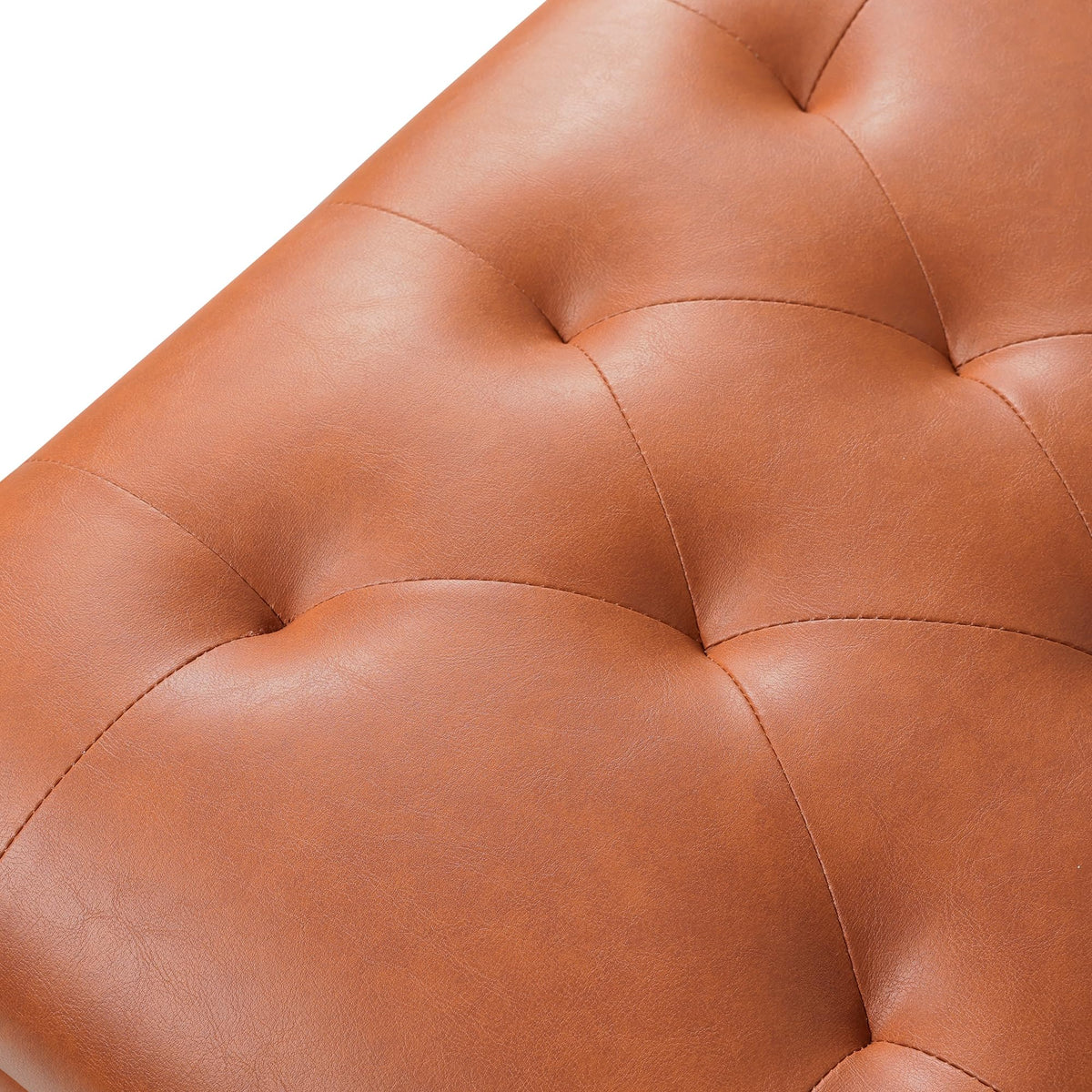 Leather Storage Ottoman