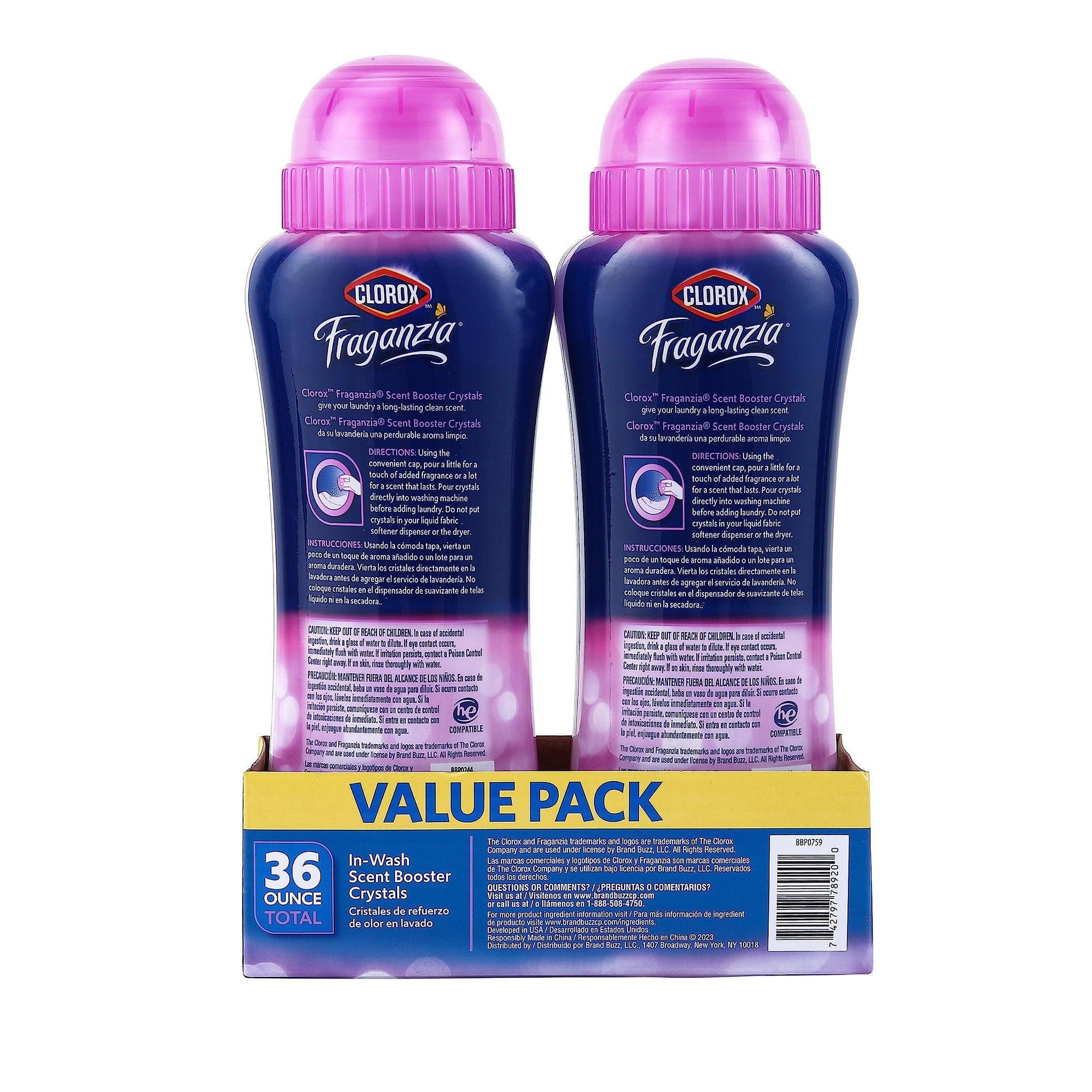 Fraganzia Laundry Scent Booster Crystals In (36 Ounce)