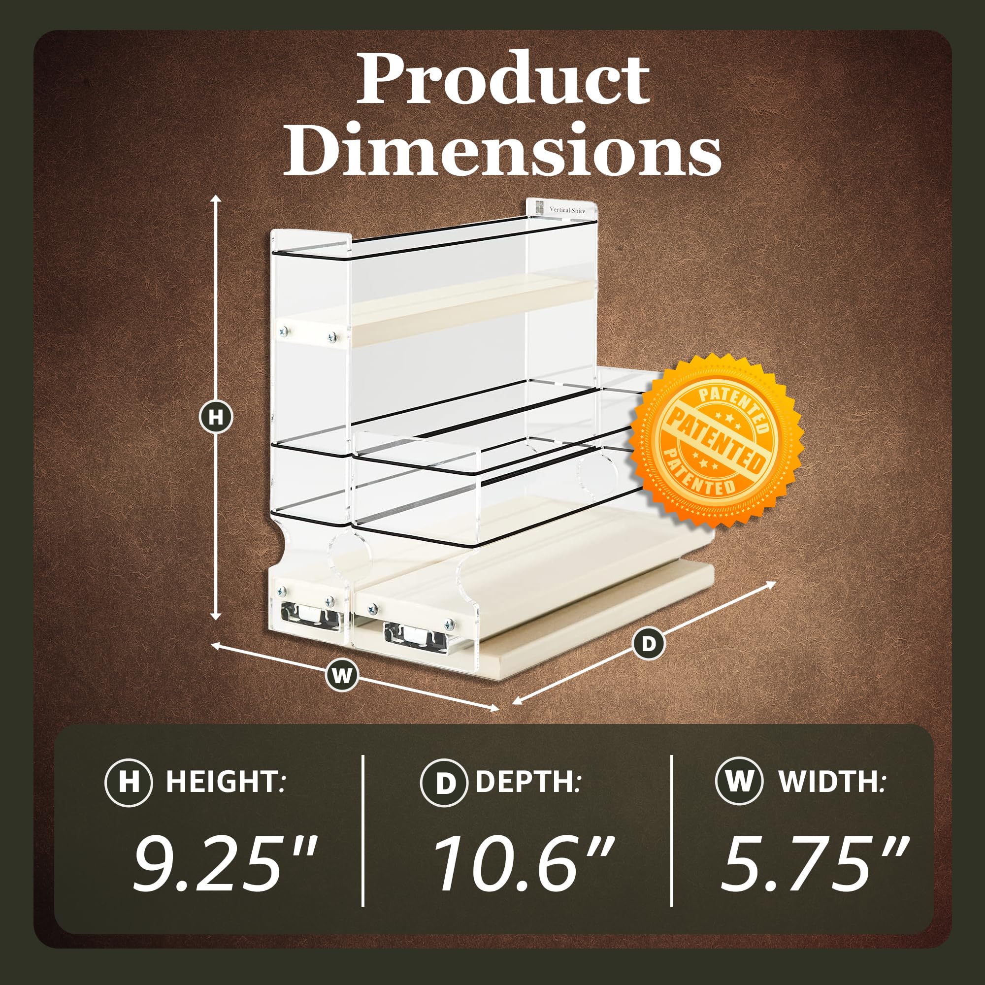 Combo Spice Rack Drawer