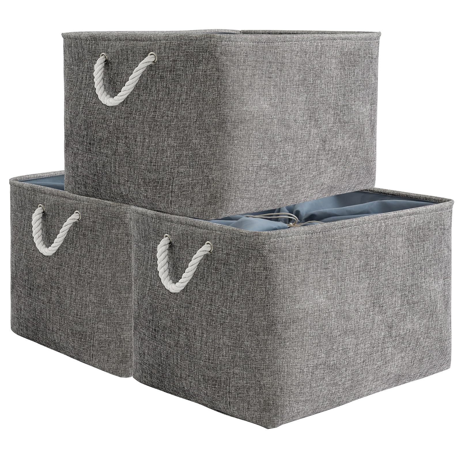 Storage Baskets for Organizing (3 Count)