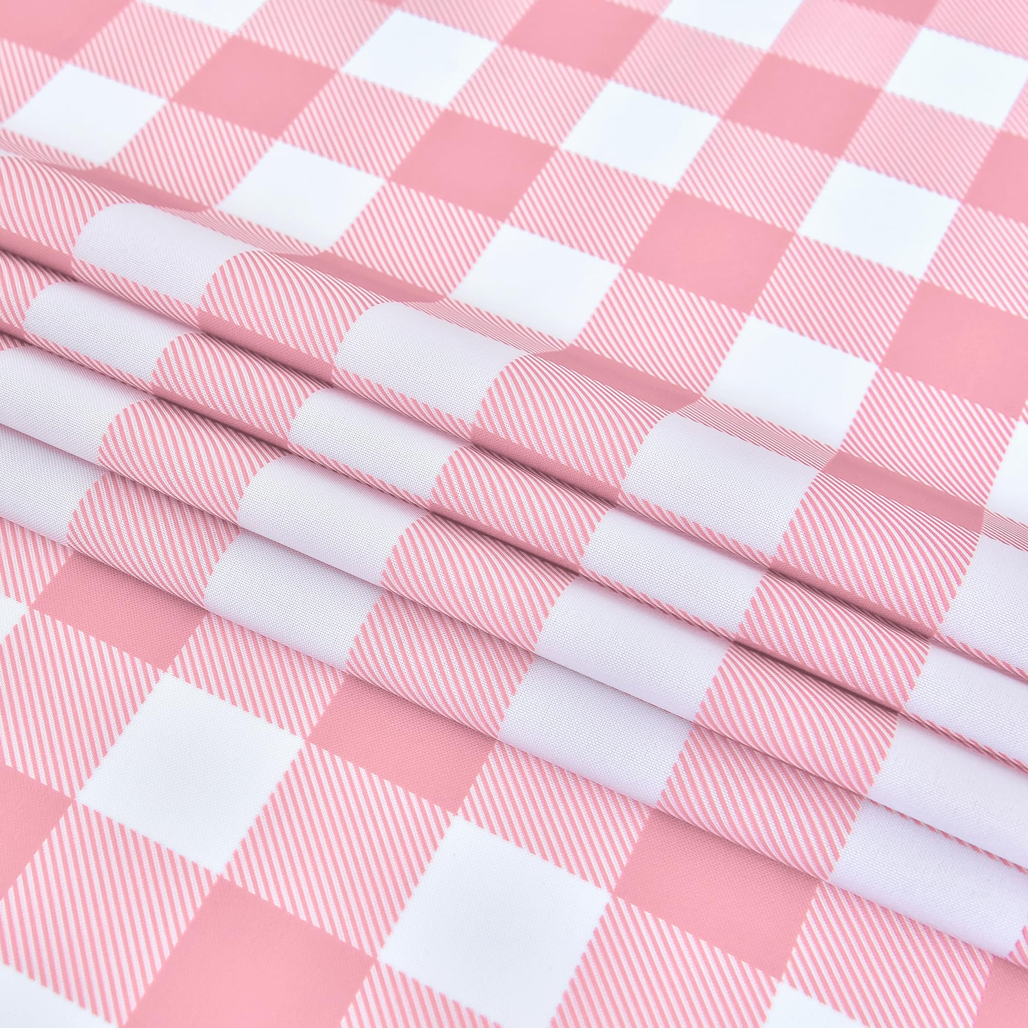 Waterproof Plaid Tablecloth Fabric