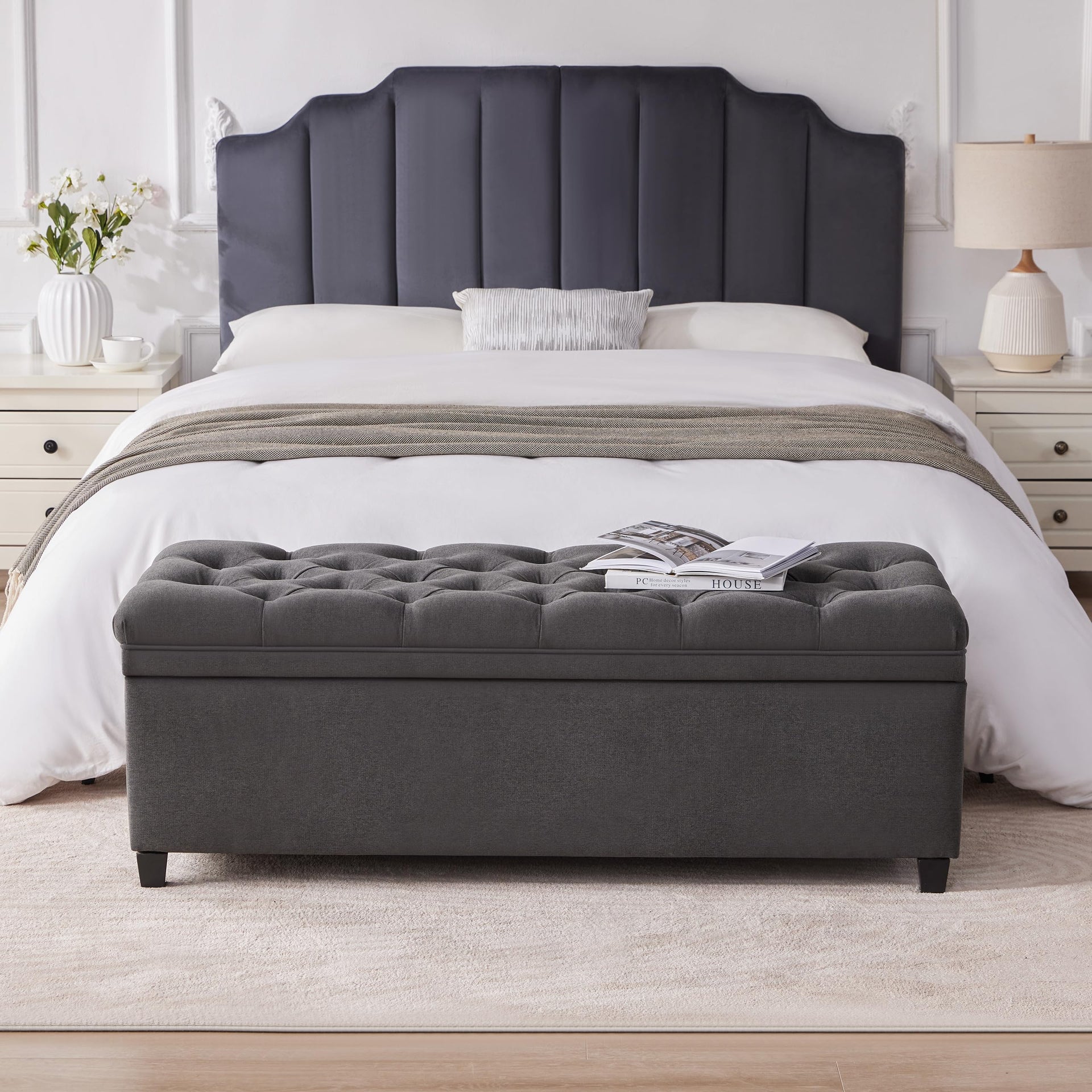 50 Inch Large Storage Ottoman