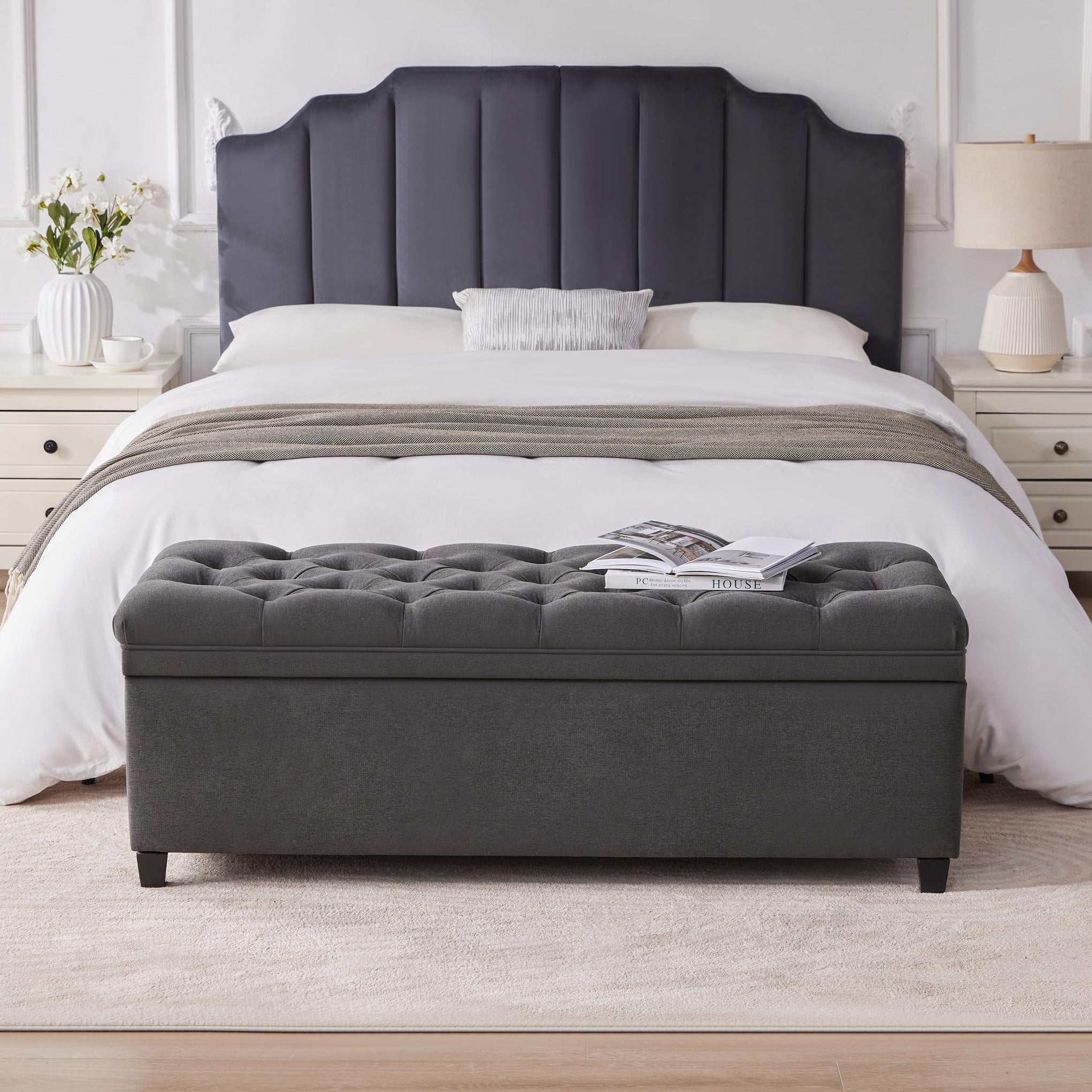 50 Inch Large Storage Ottoman