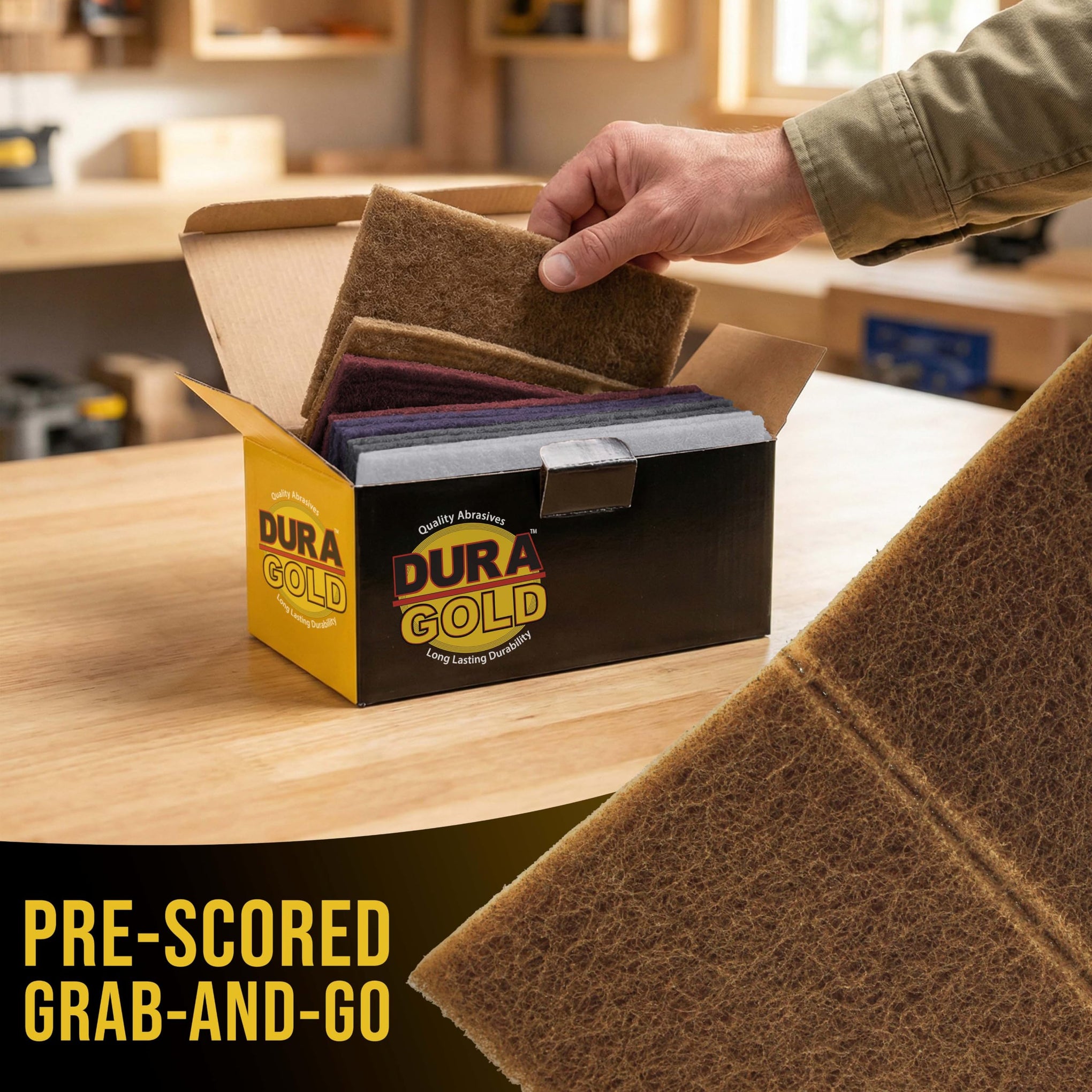 Premium 6" x 9" 10 Scuff Pad Variety Pack (10 Count)