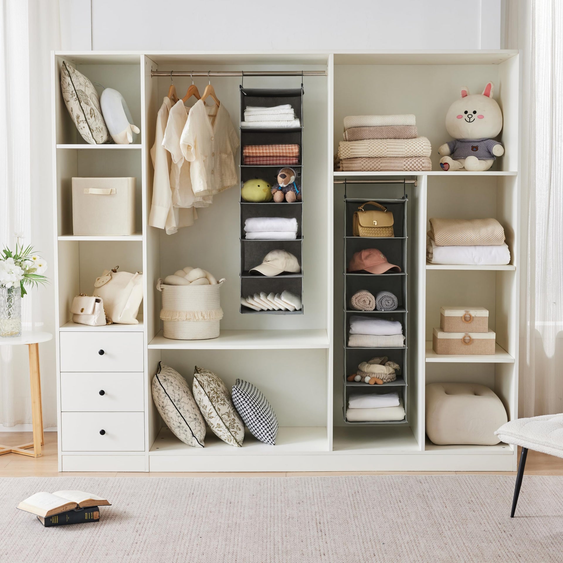 6 Tier Shelf Hanging Closet Organizer
