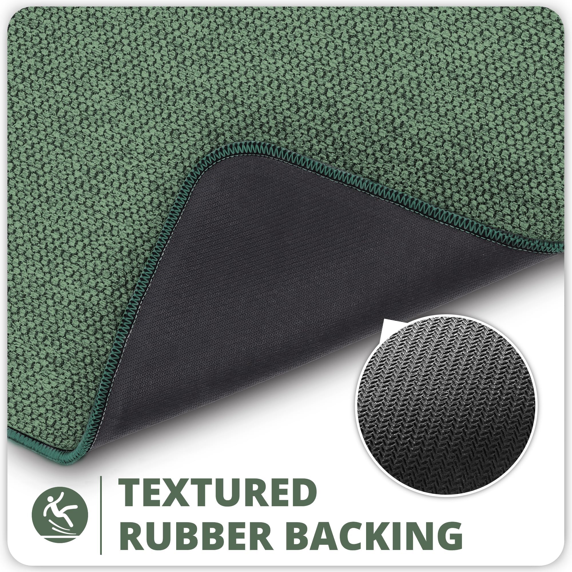 Bath Mat Ultra Thin Bathroom Runner Rugs (15 Sq Ft)