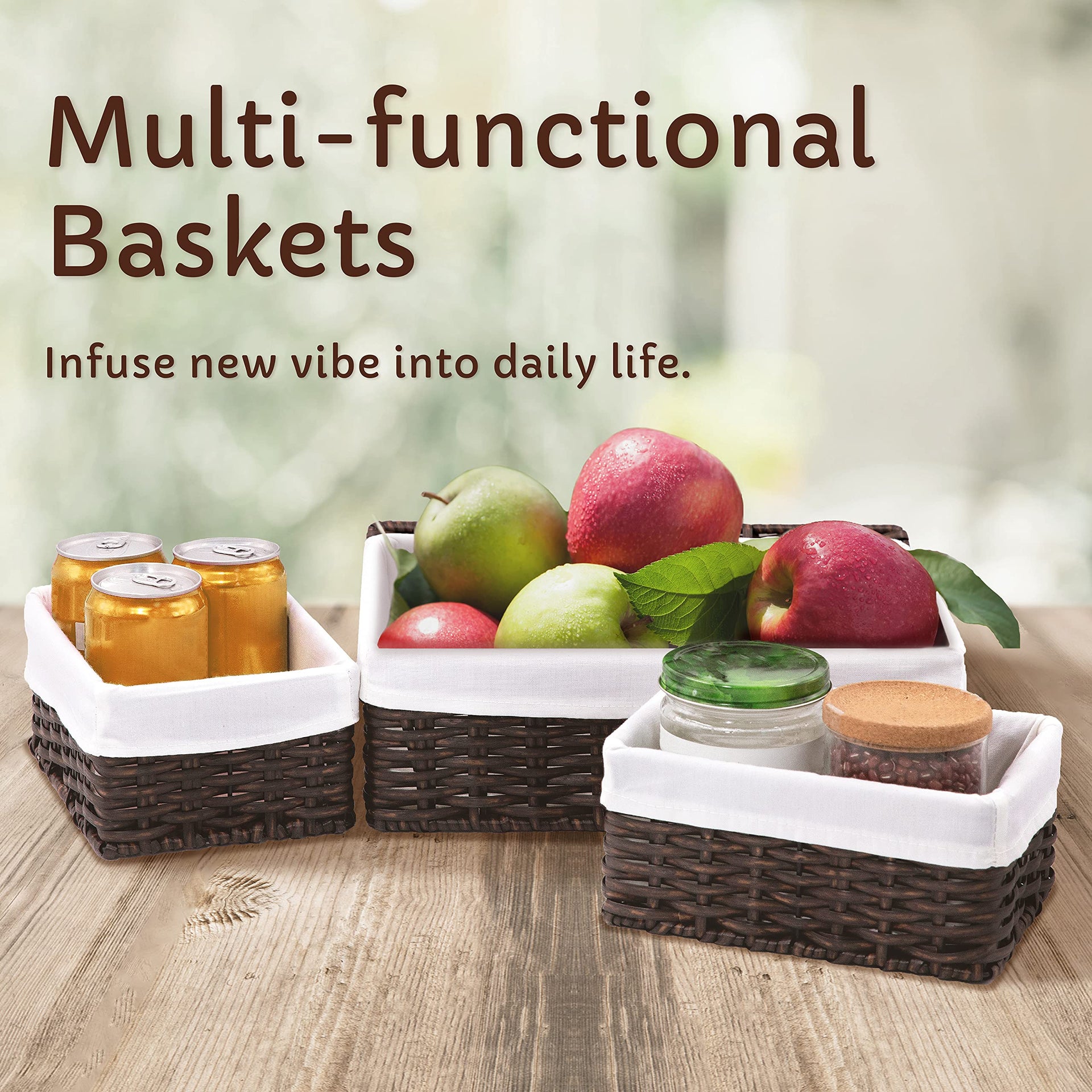 Baskets for Organizing (3 Count)