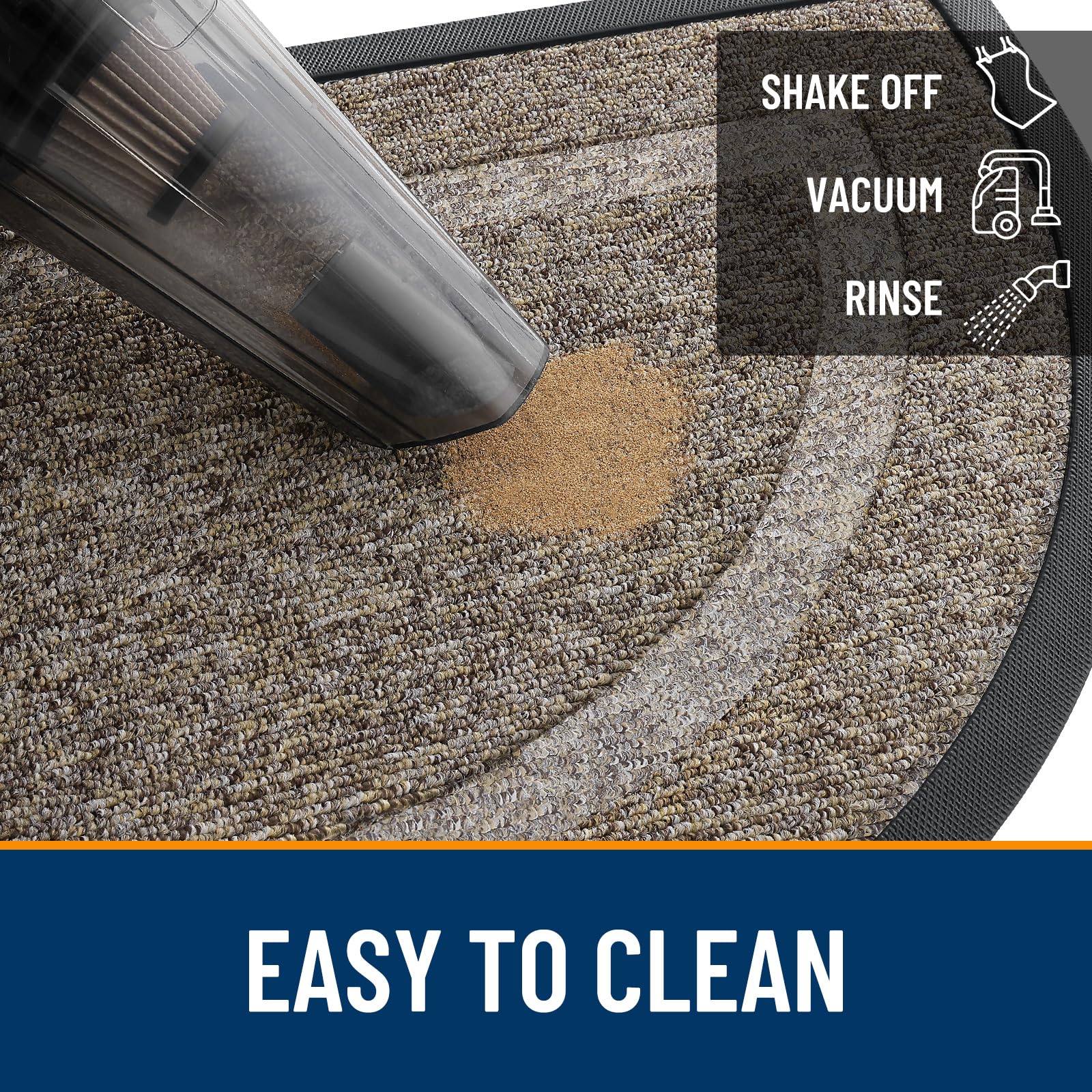 Half Circle Front Door Mat Outside 47x23 All