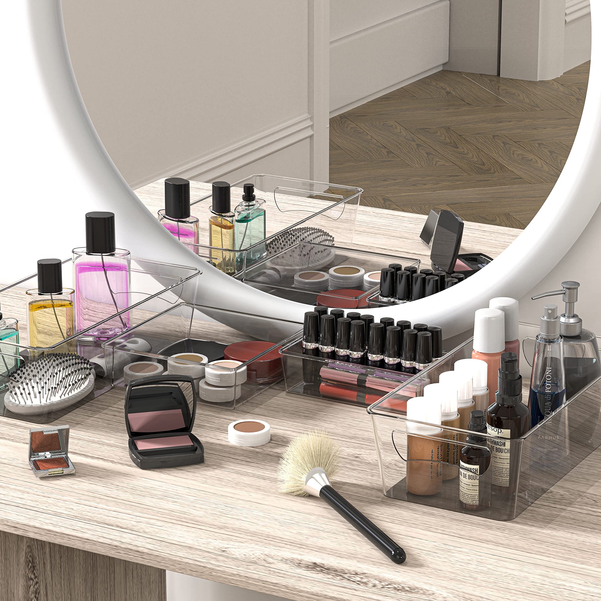 Clear Fridge Organizer Bin Storage