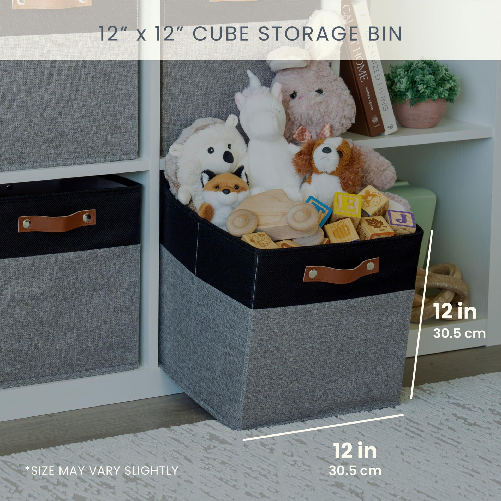 12x12 Cube Storage Bins (4 Count)
