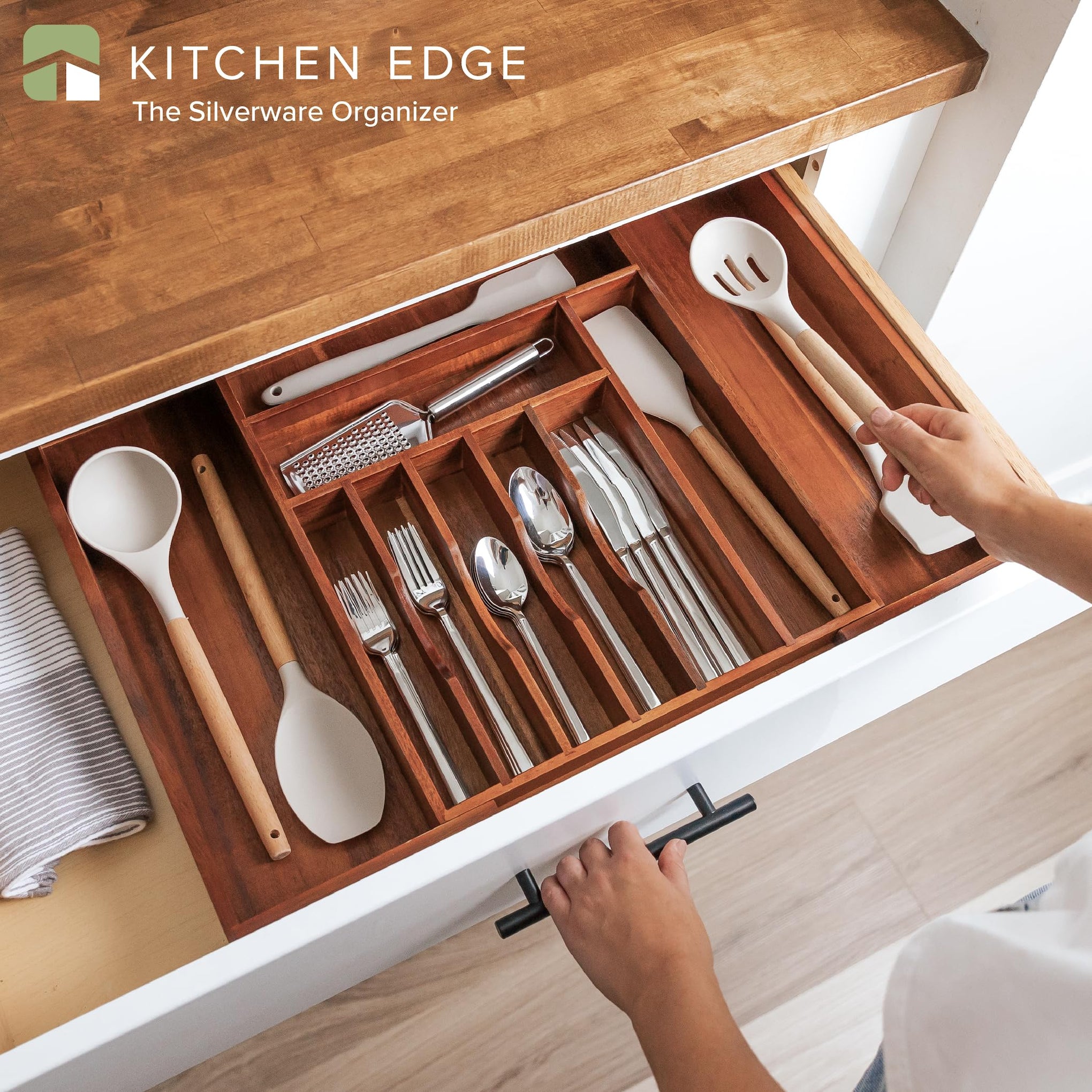 Silverware & Utensil Drawer Organizer