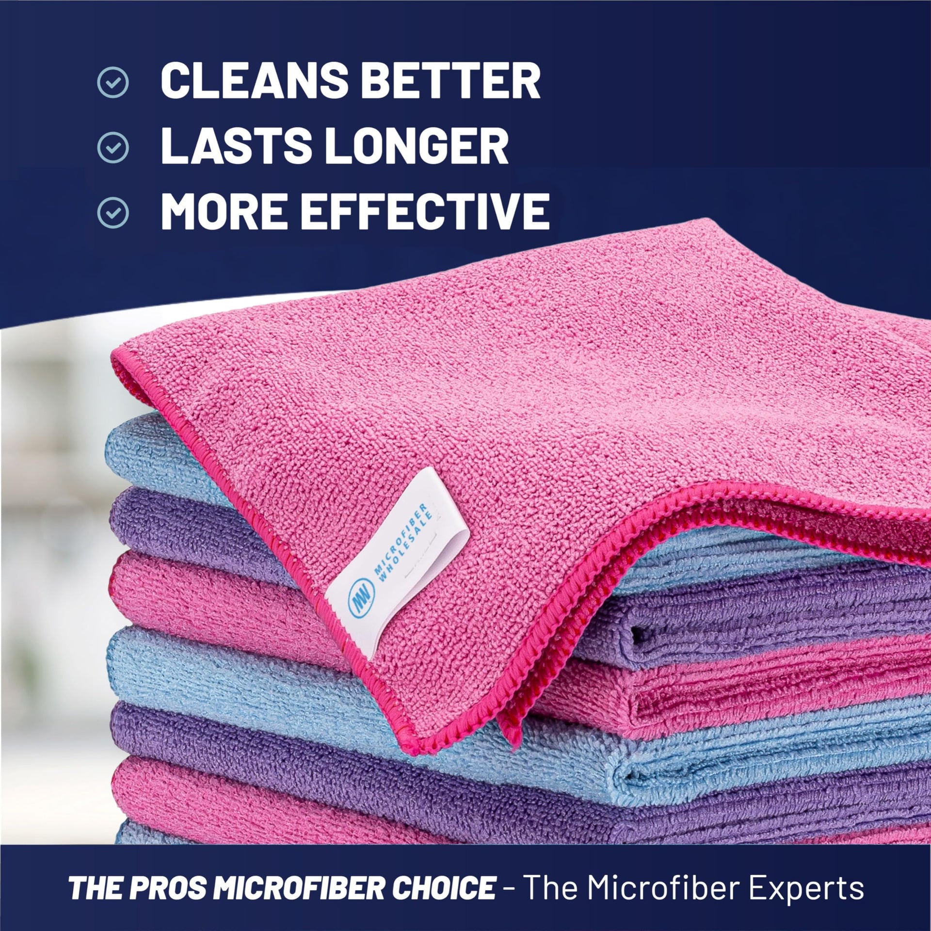 MW Pro Microfiber Cleaning Cloth (12 Count)