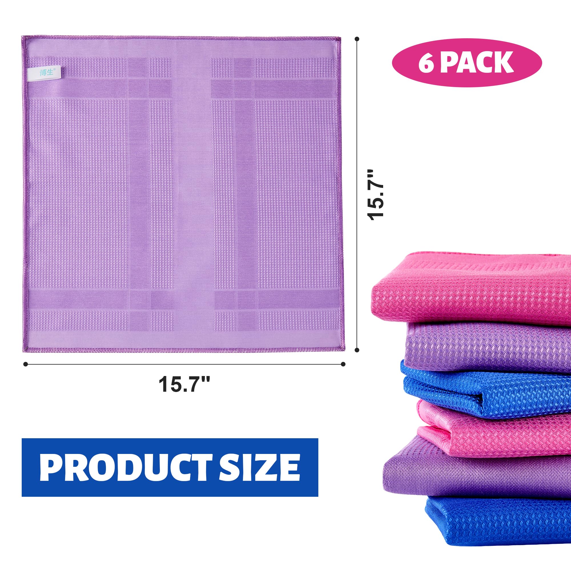 Microfiber Waffle Weave Cleaning Cloth (6 Count)